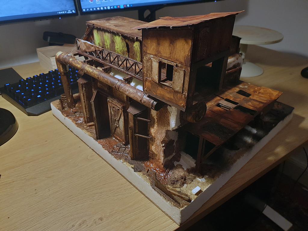 here is my dirty base coating
