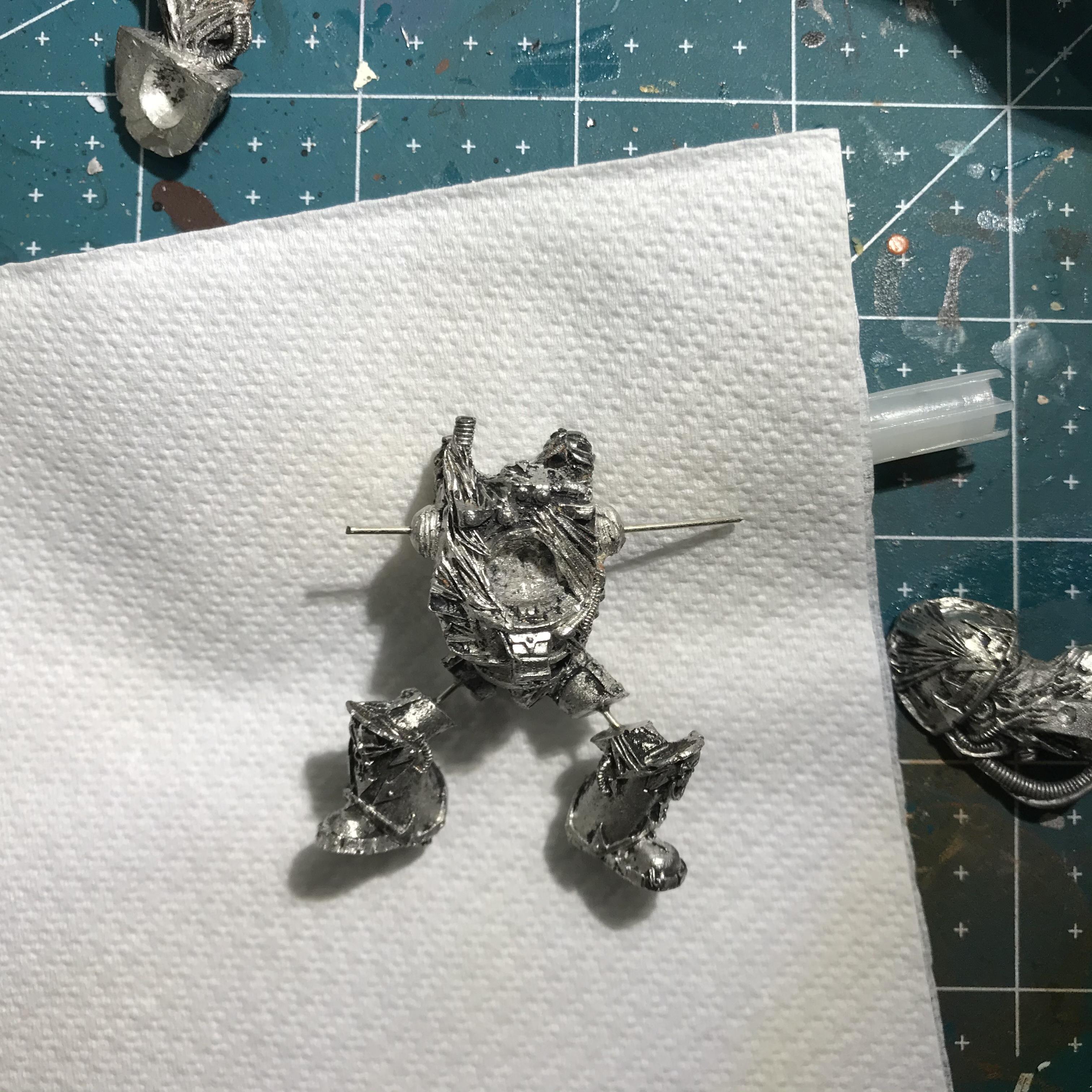 Conversion, Iron Warriors, Kitbash, Metal, Obliterators, Work In Progress