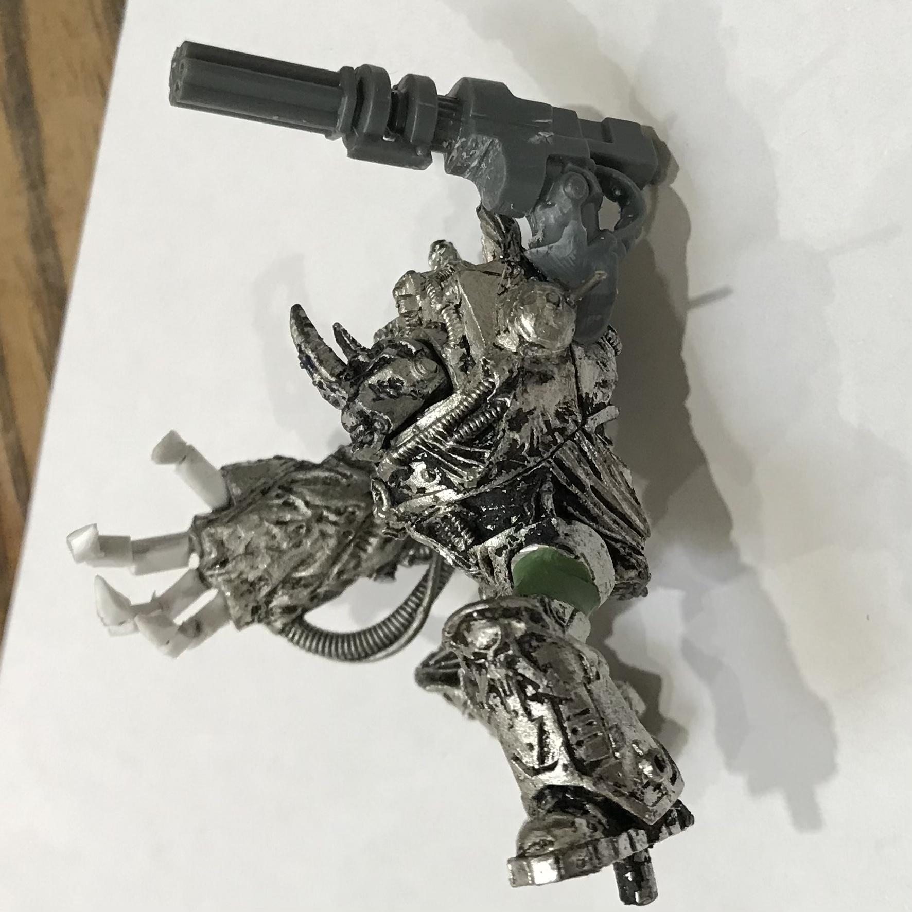 Conversion, Iron Warriors, Kitbash, Metal, Obliterators, Work In Progress