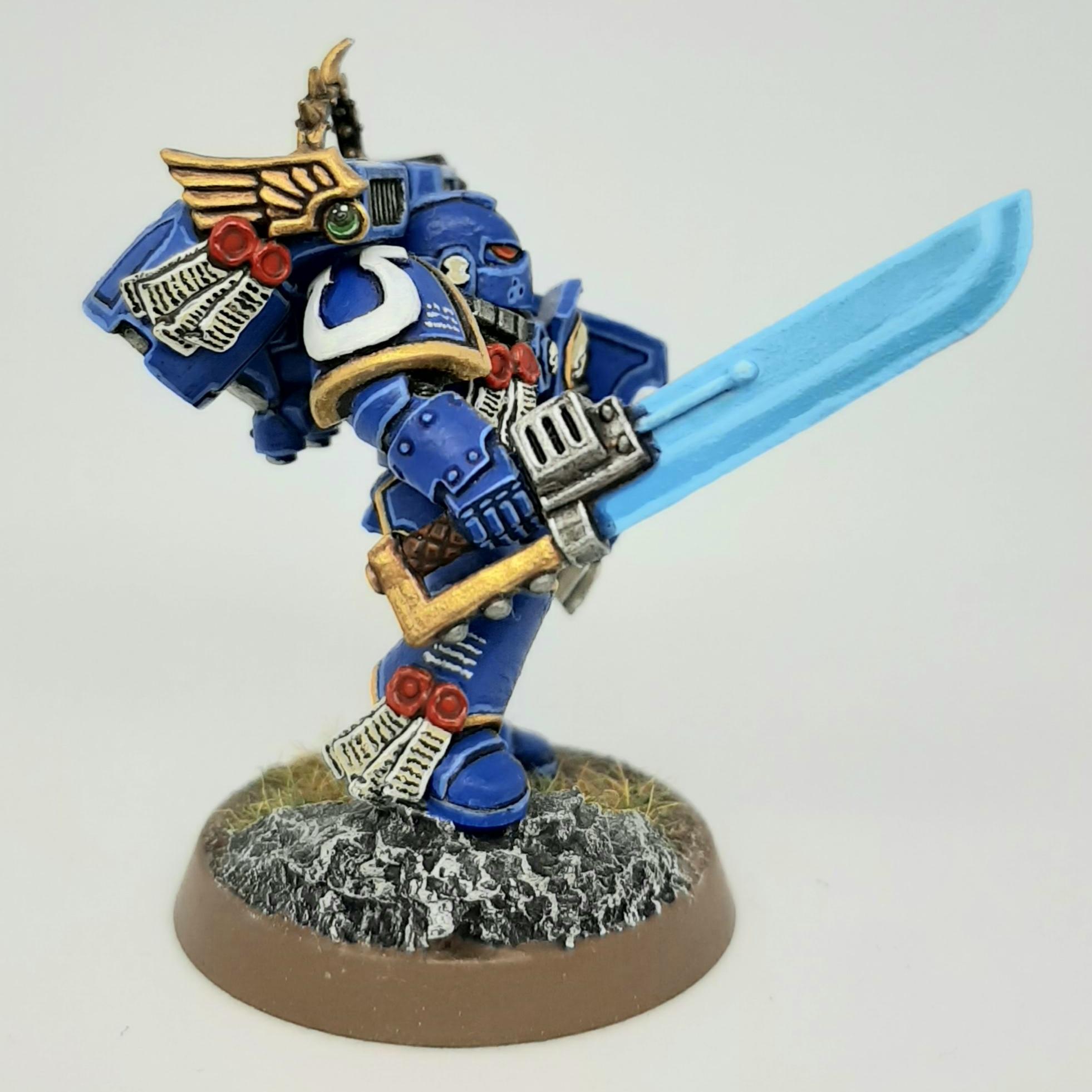 Artificer, Blade, Captain, Conversion, Custom, Jump, Kitbash, Pack, Power, Shield, Storm, Sword, Ultramarines