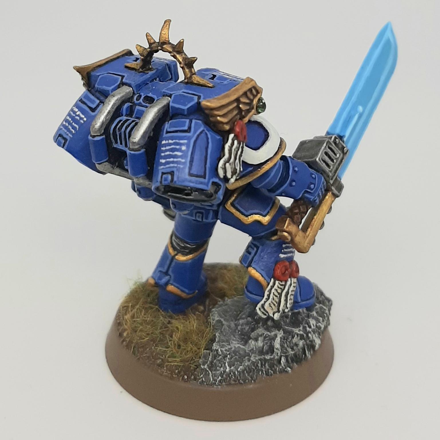 Artificer, Blade, Captain, Conversion, Custom, Jump, Kitbash, Pack, Power, Shield, Storm, Sword, Ultramarines