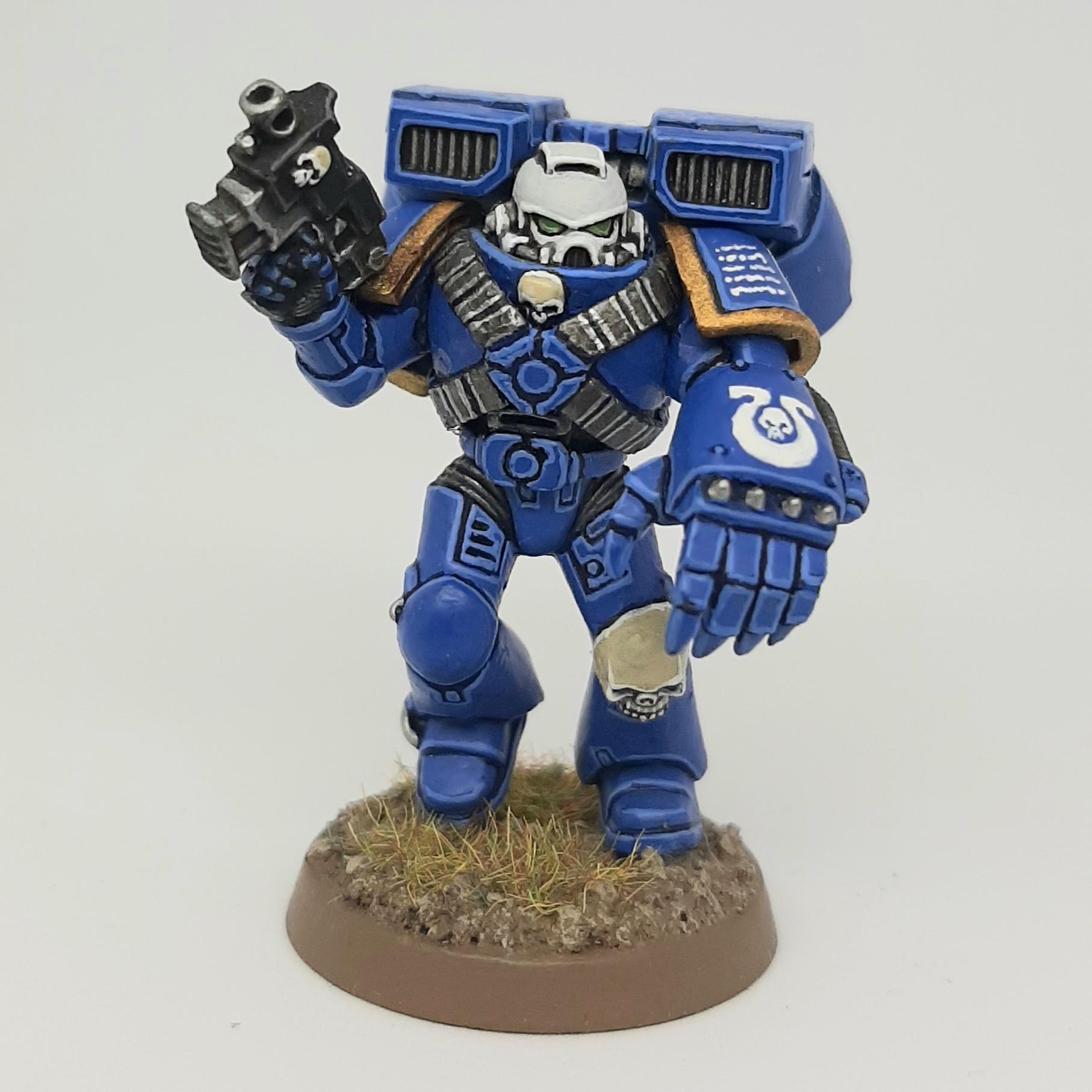 Assault, Conversion, Custom, Fist, Jump, Kitbash, Pack, Power, Sergeant, Ultramarines