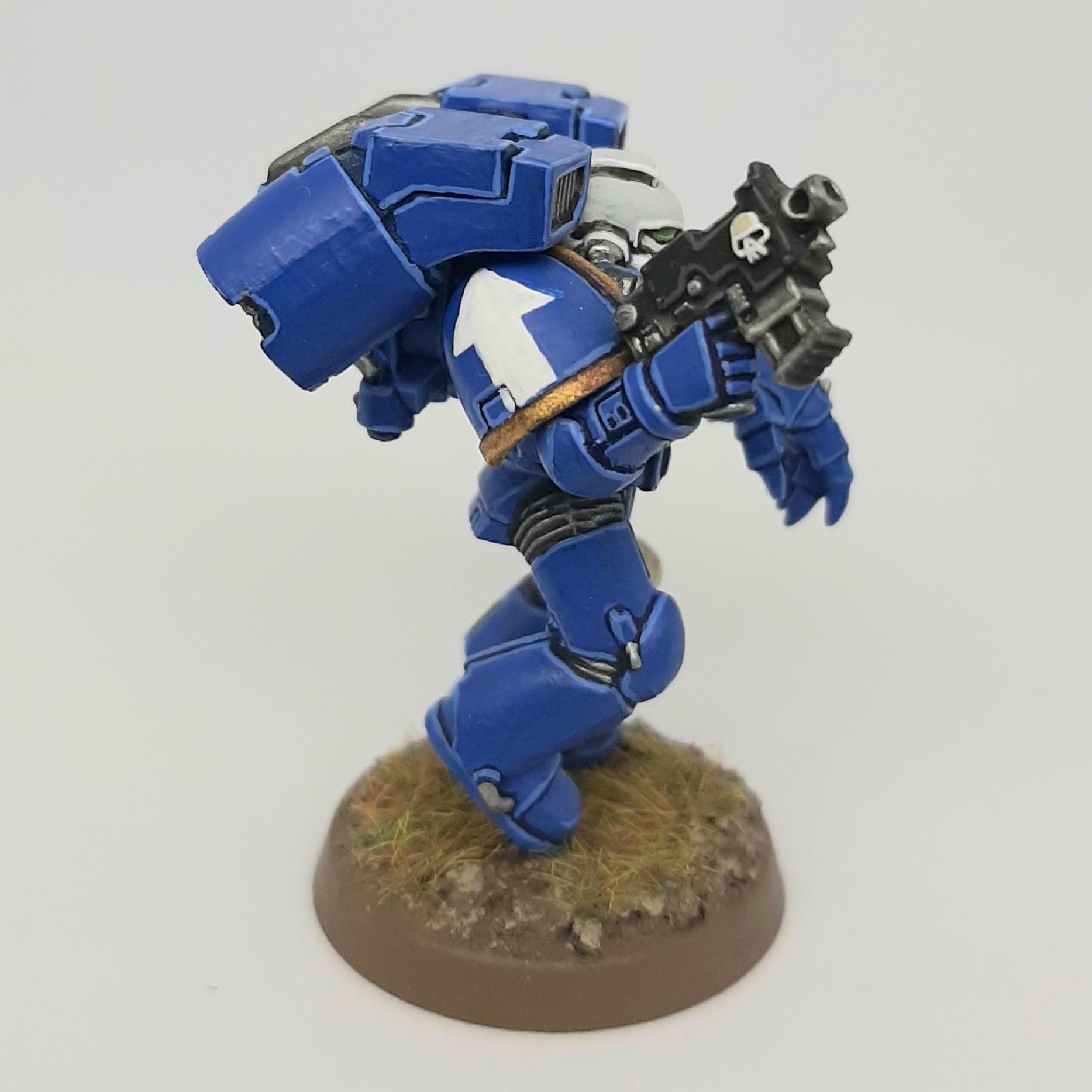 Assault, Conversion, Custom, Fist, Jump, Kitbash, Pack, Power, Sergeant, Ultramarines