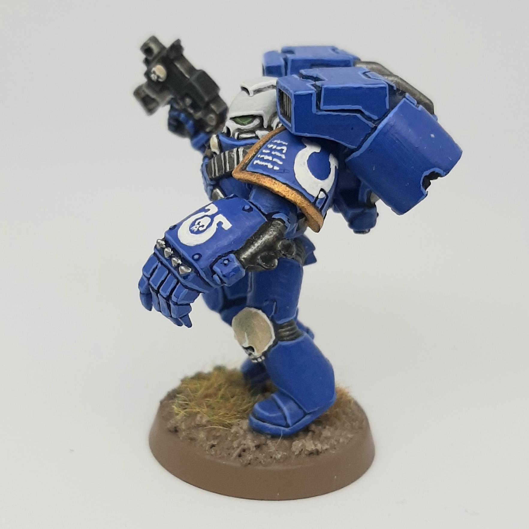 Assault, Conversion, Custom, Fist, Jump, Kitbash, Pack, Power, Sergeant, Ultramarines