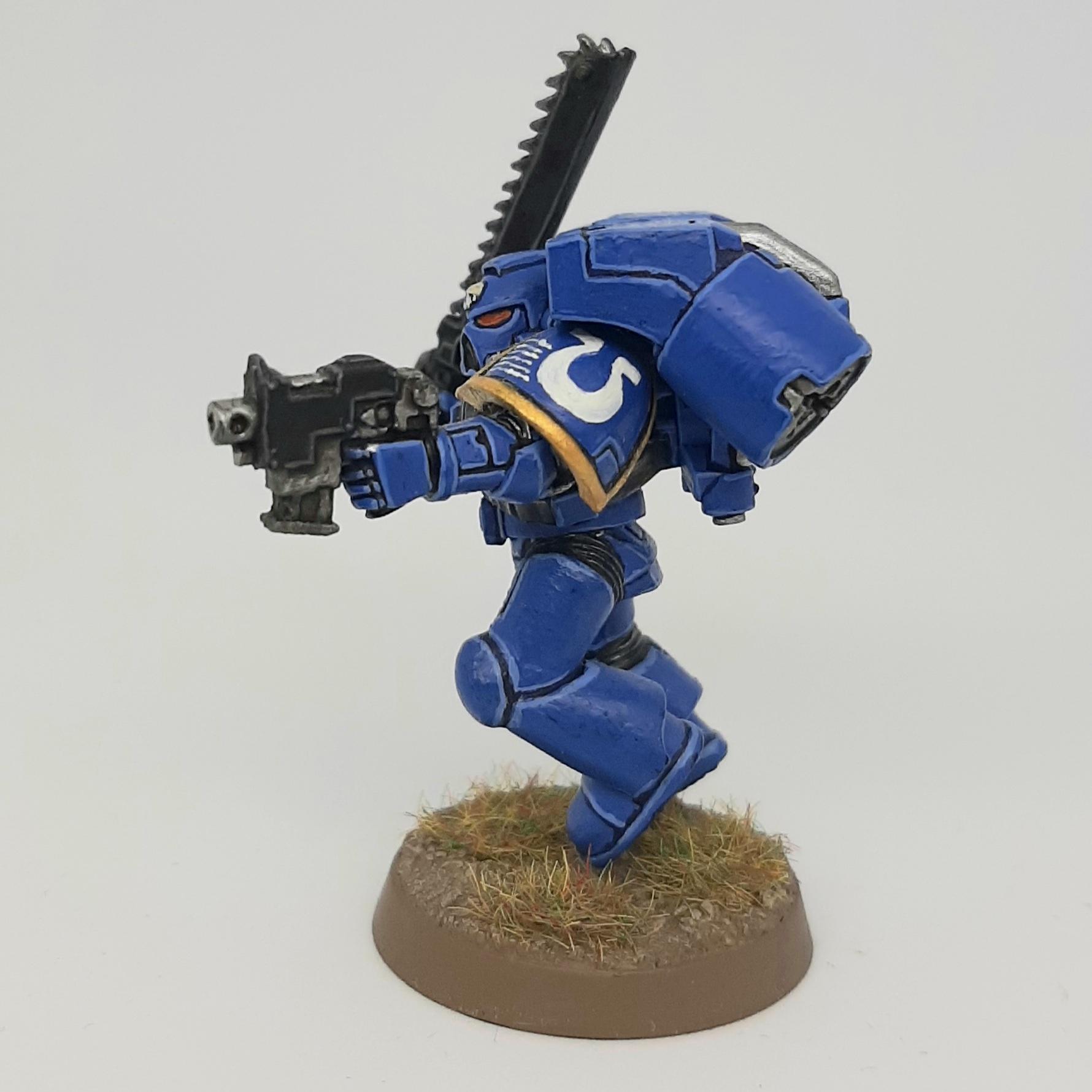 Assault, Bolt, Chainsword, Conversion, Custom, Kitbash, Pistol, Space Marines, Ultramarines