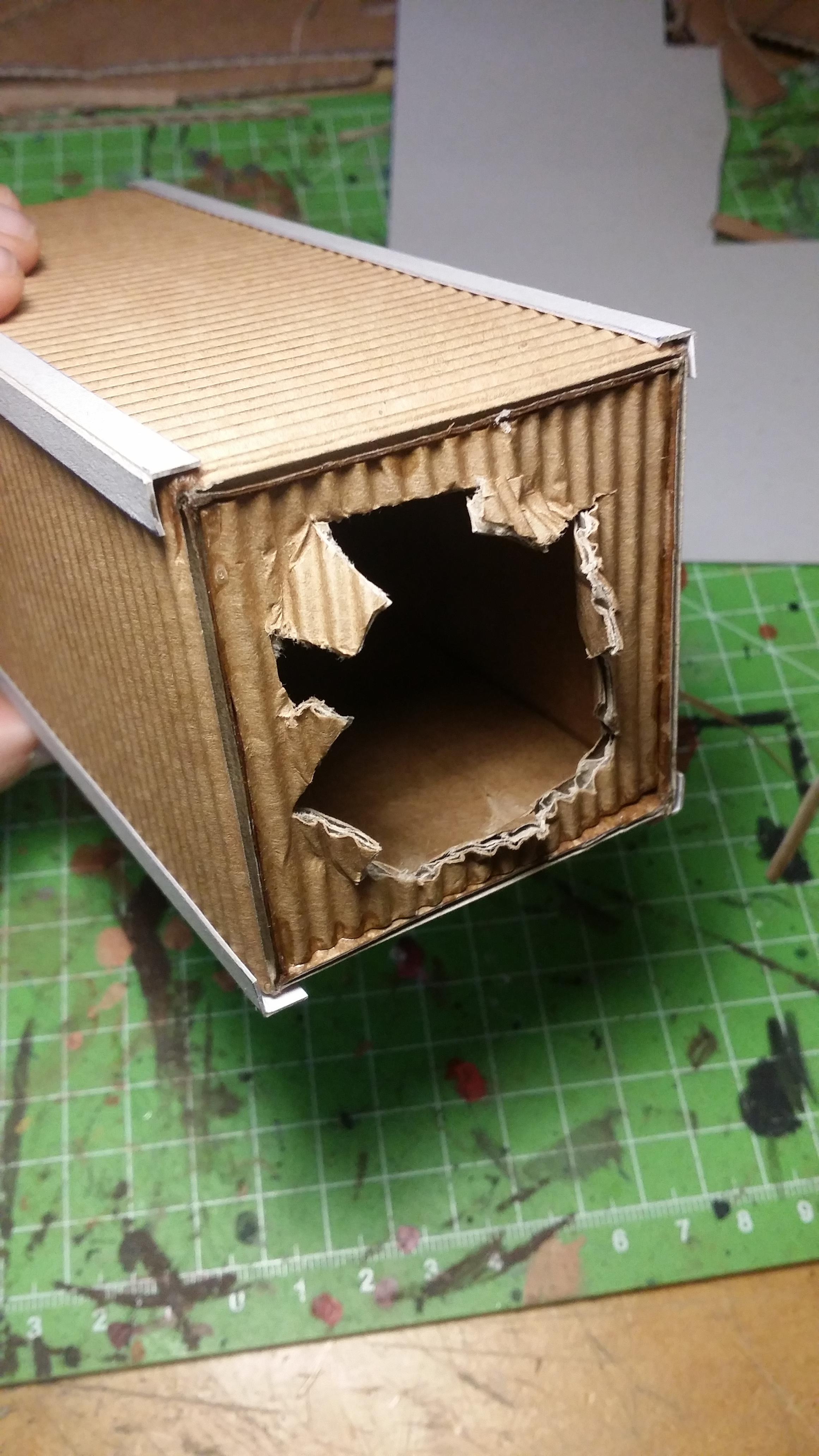 Built, Cardboard, Container, Custom, Freight, Scratch, Shipping, Terrain, Tutorial