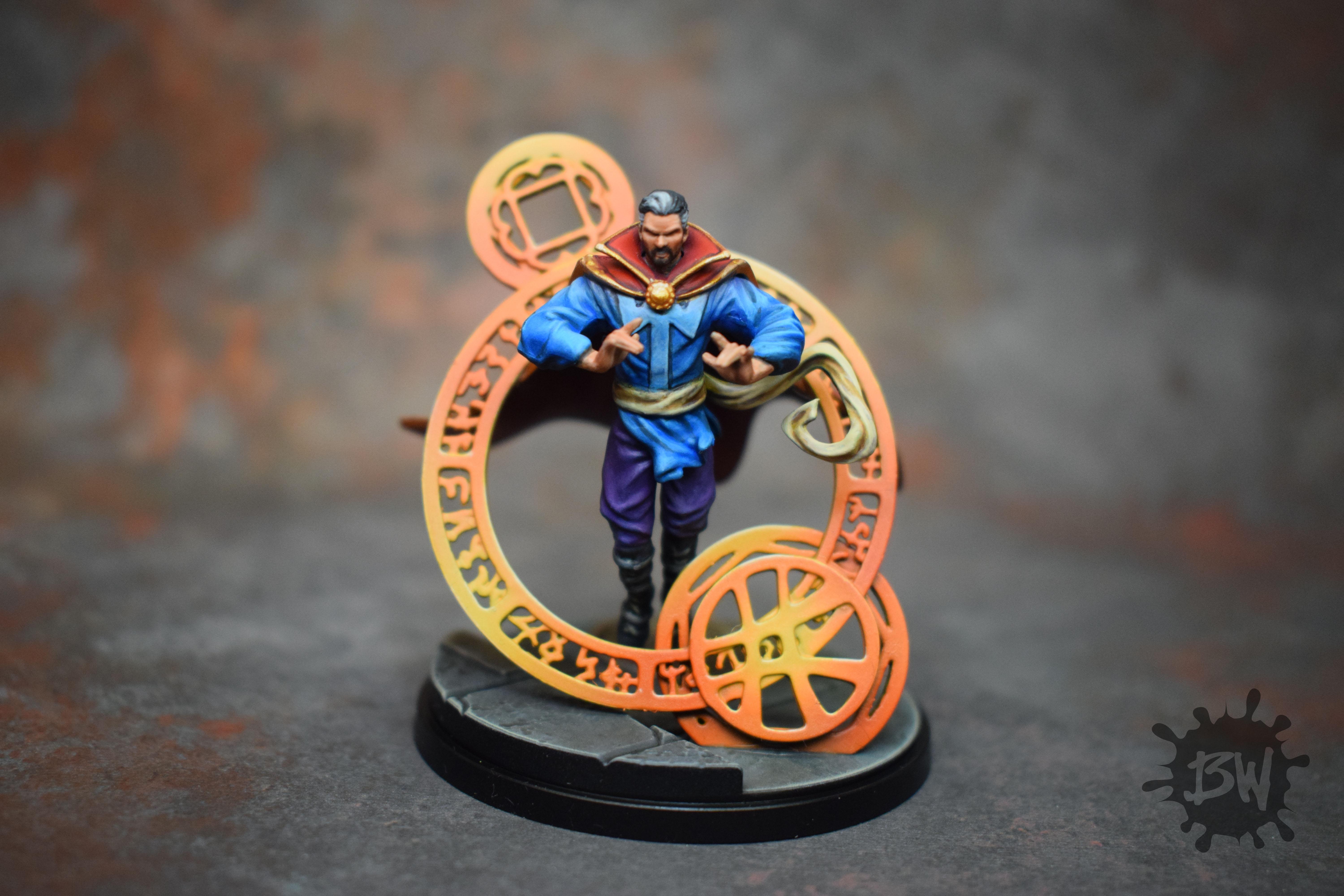 Amg, Atomic Mass Games, Bw, Doctor Strange, Marvel, Marvel Crisis Protocol, Superhero, Wizard