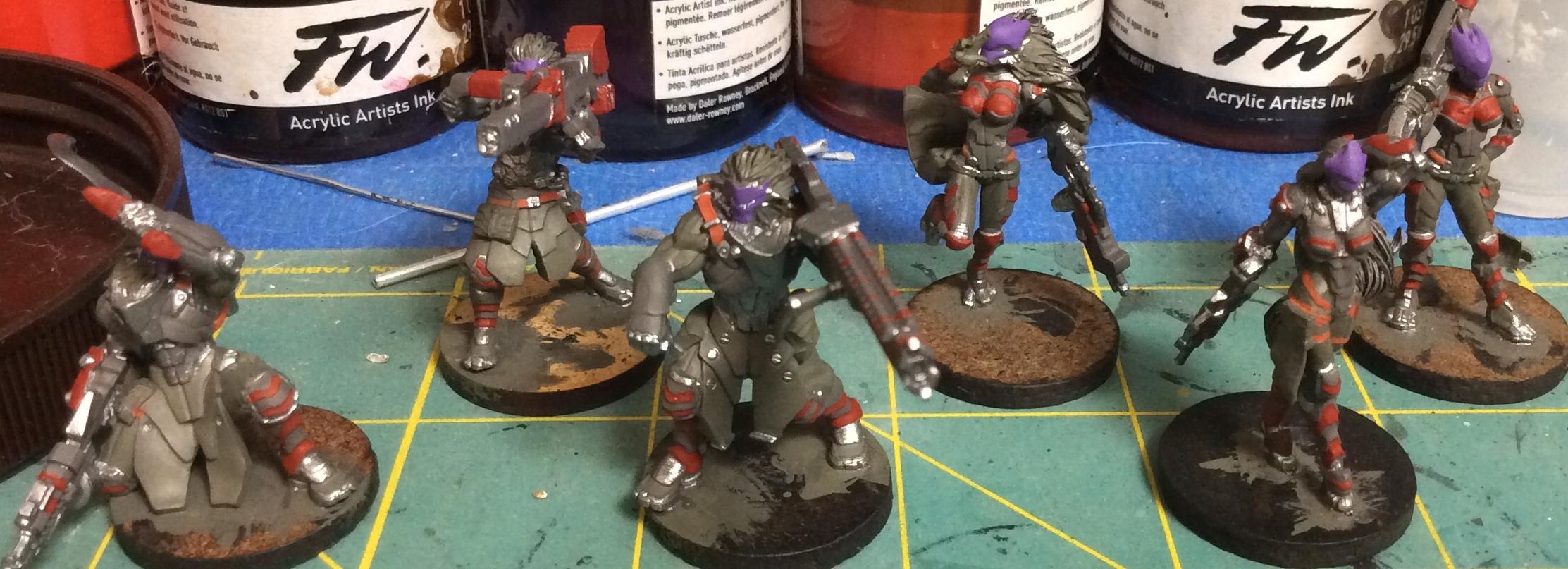 Combined Army, Corvus Belli, Infinity, Kurgat, Morat, Treitak Anyat, Work In Progress, Zerat