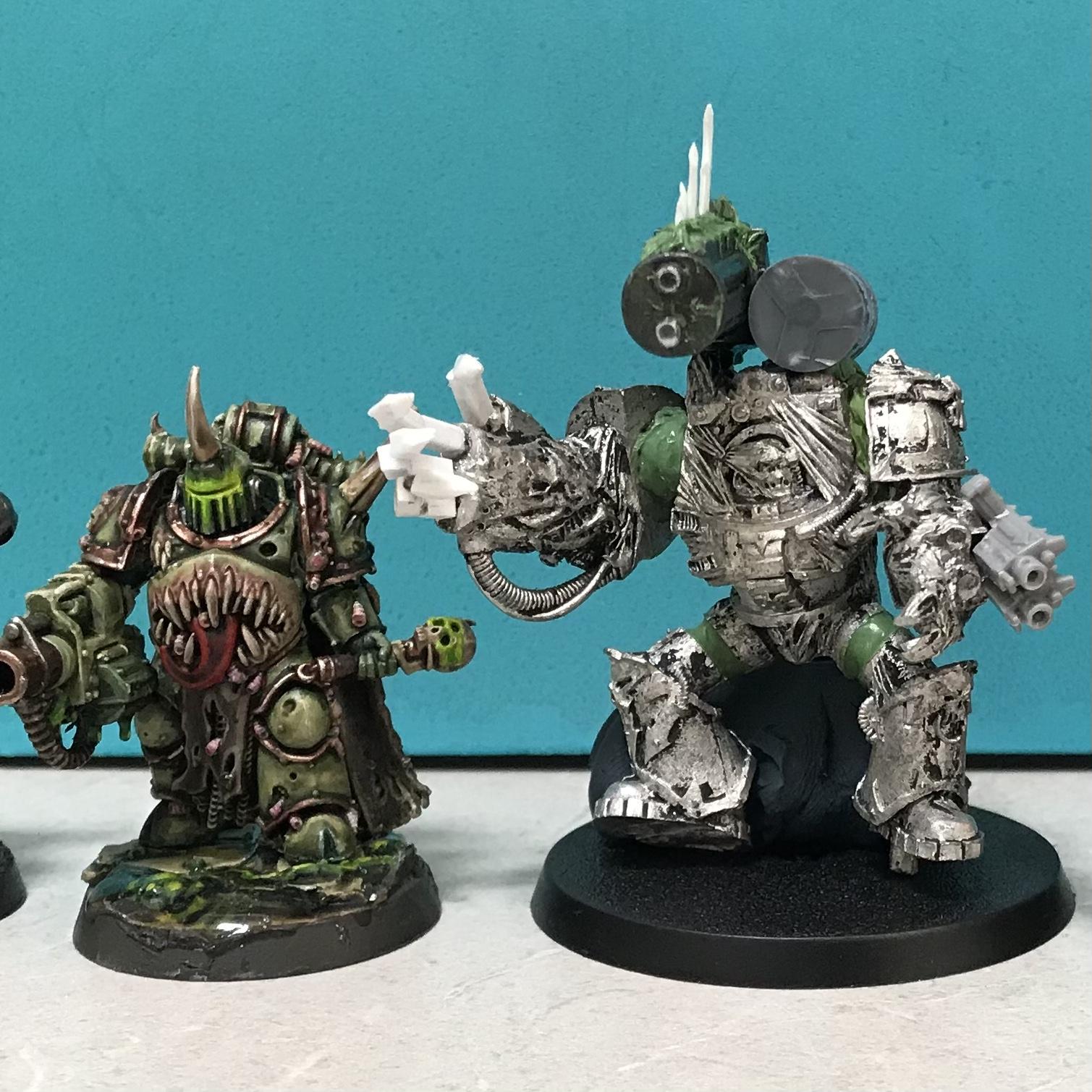 Conversion, Iron Warriors, Kitbash, Metal, Obliterators, Work In Progress