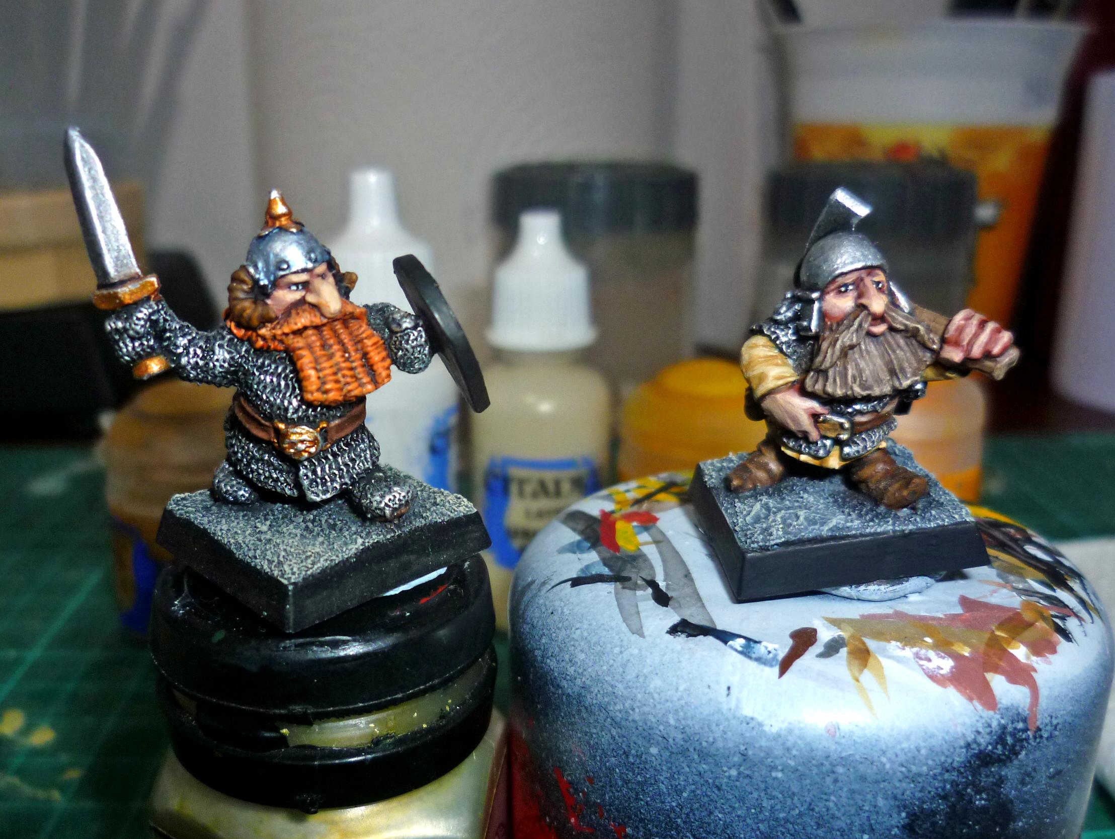 Citadel., Dwarves, Work in progress. Two Dwarfs