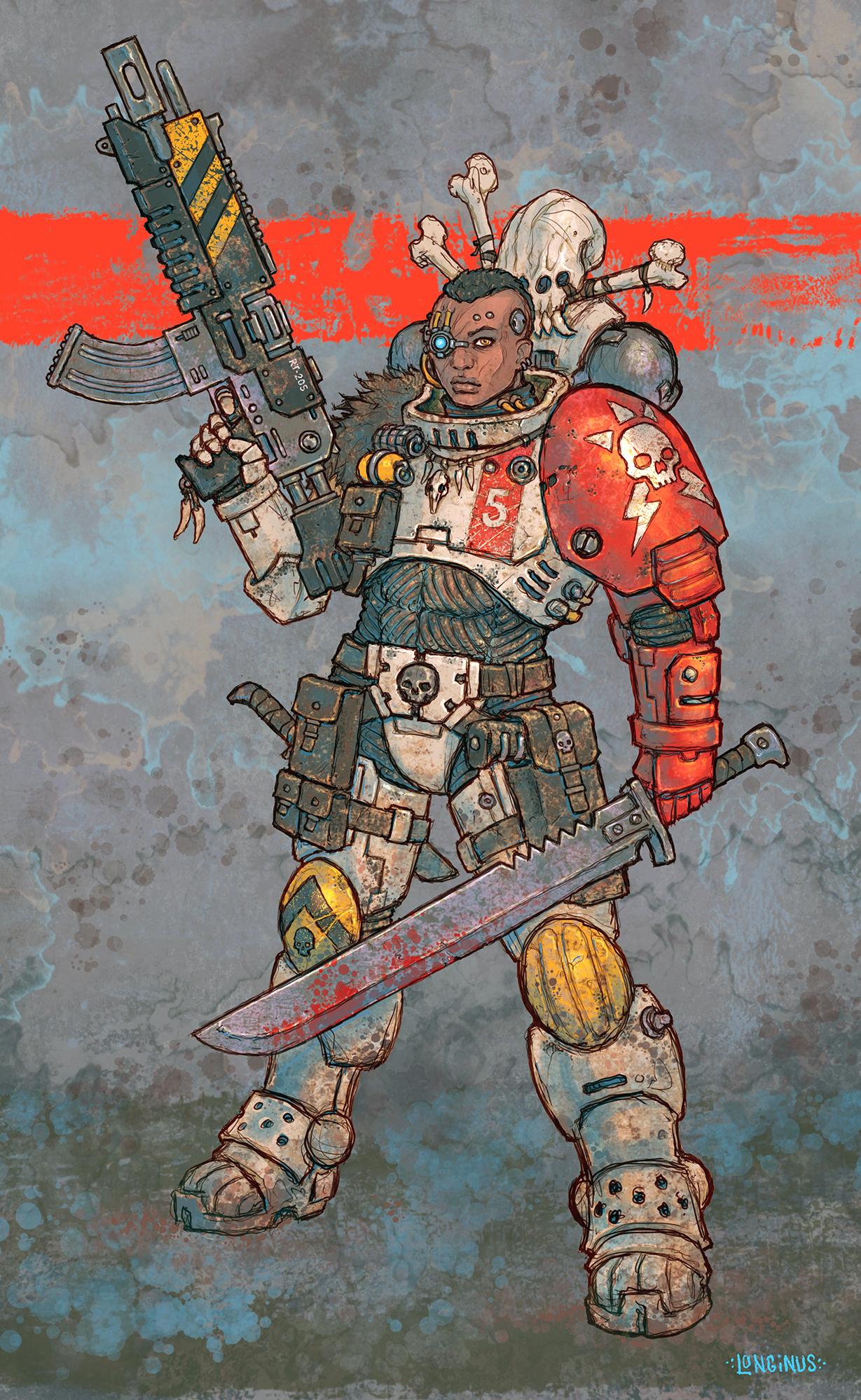 Artwork, Drawing, Female Marine, Marine Art, Marineart, Primaris, Primaris Marine, Primaris Space Marine, Primarismarine, Space Marines, Spacemarine