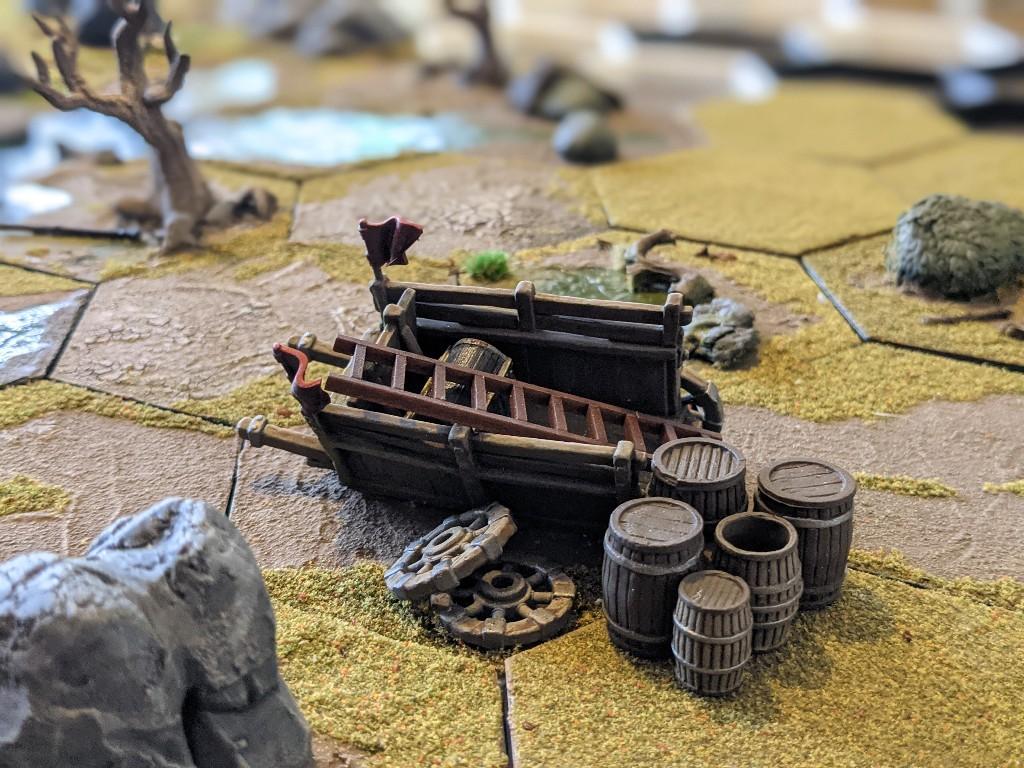 Broken wagon