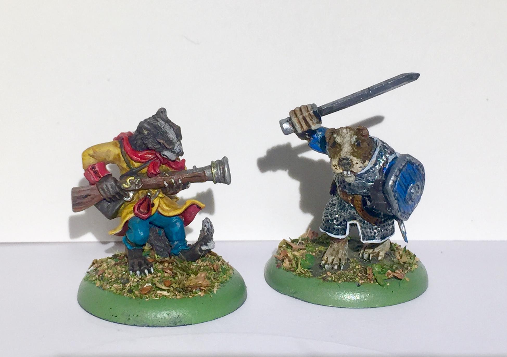 Anthropomorphic Animals, Burrows And Badgers