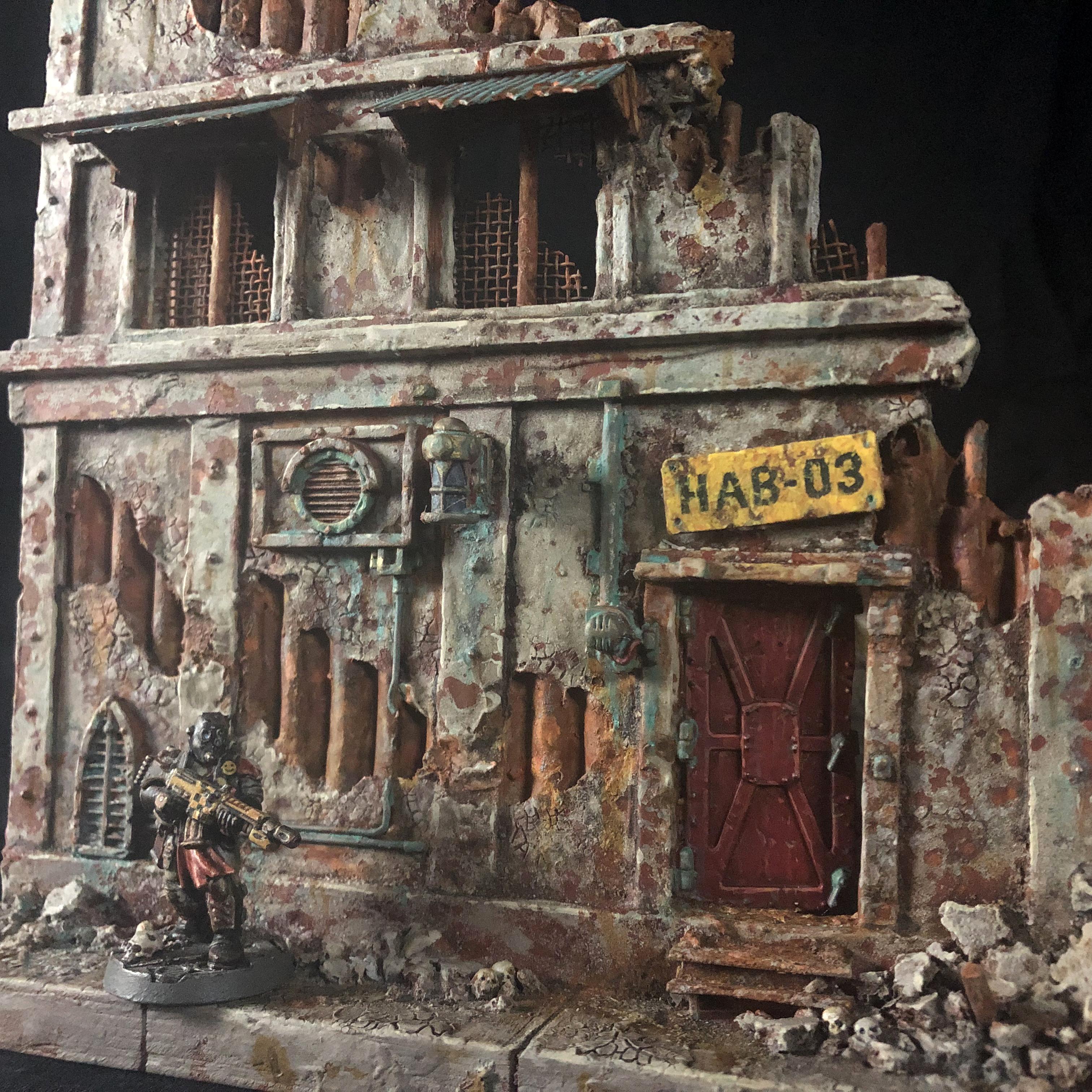 40k Terrain, Buildings, Ruin, Ruined Building, Scratch Build, Terrain ...