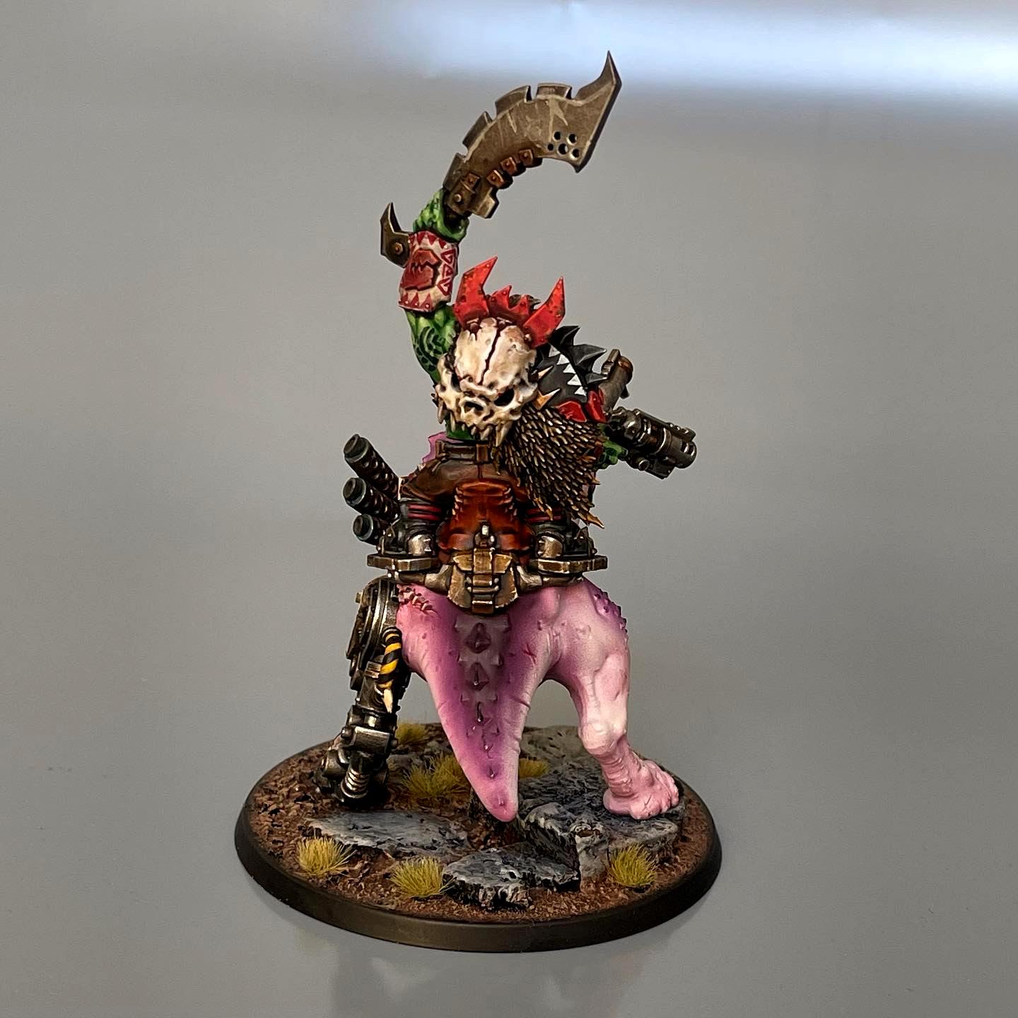 Mozrog Squigosaur Ork Orks Boss