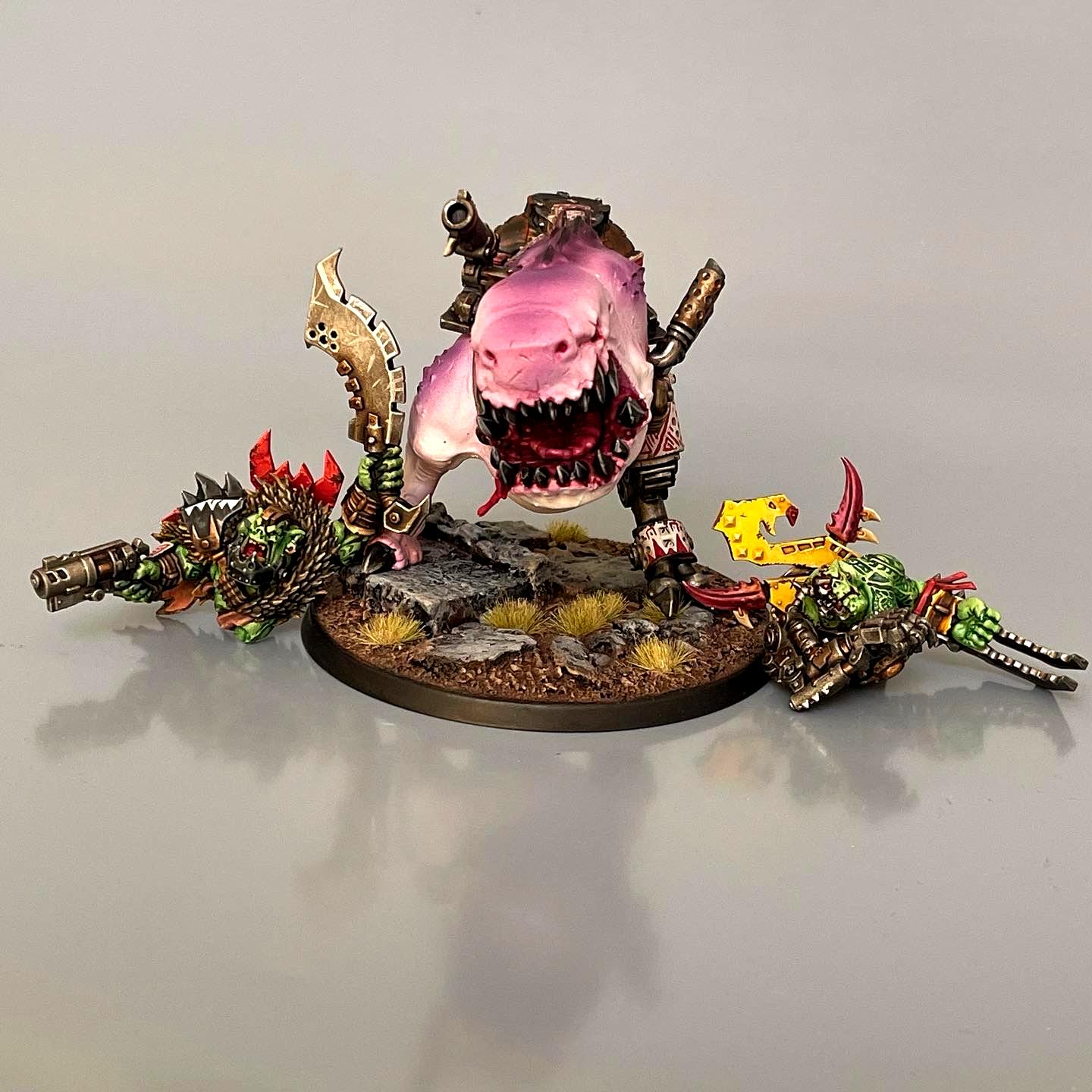 Mozrog Squigosaur Ork Orks Boss