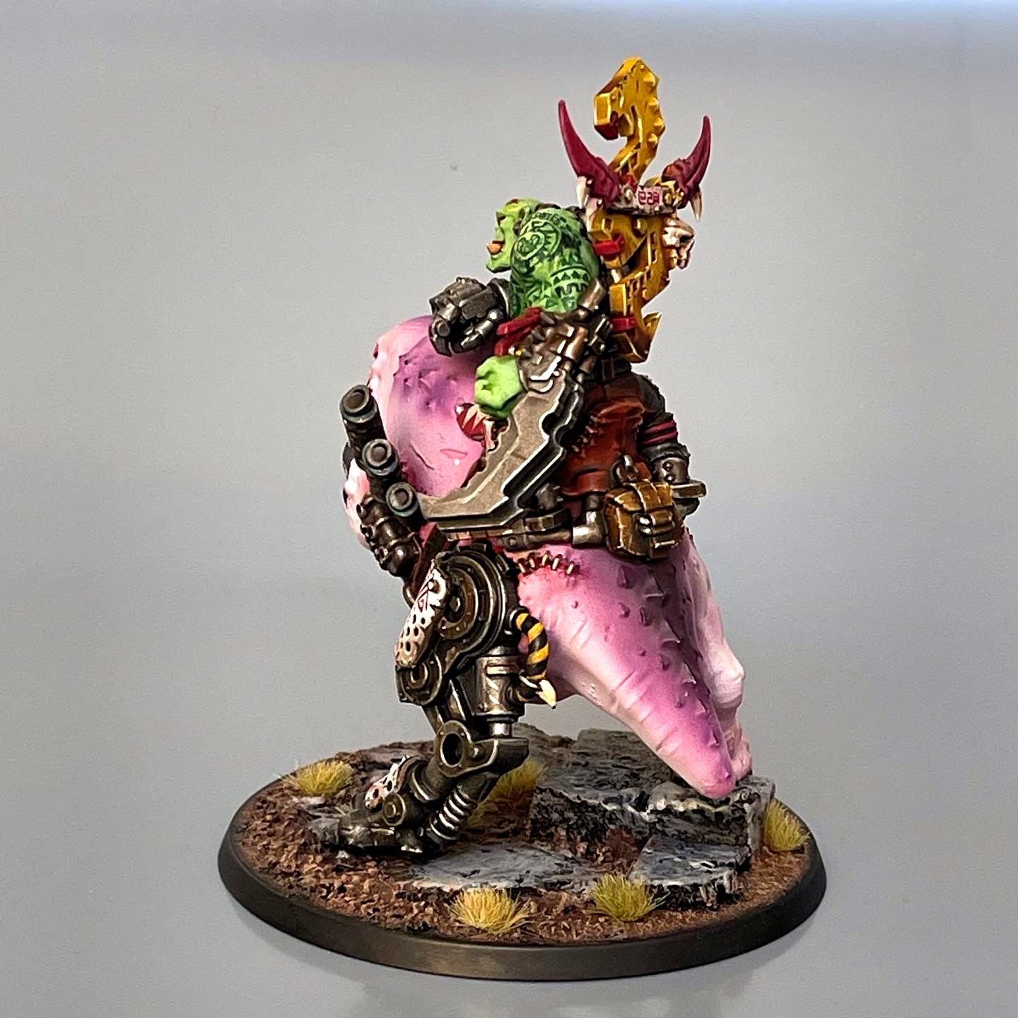 Mozrog Squigosaur Ork Orks Boss