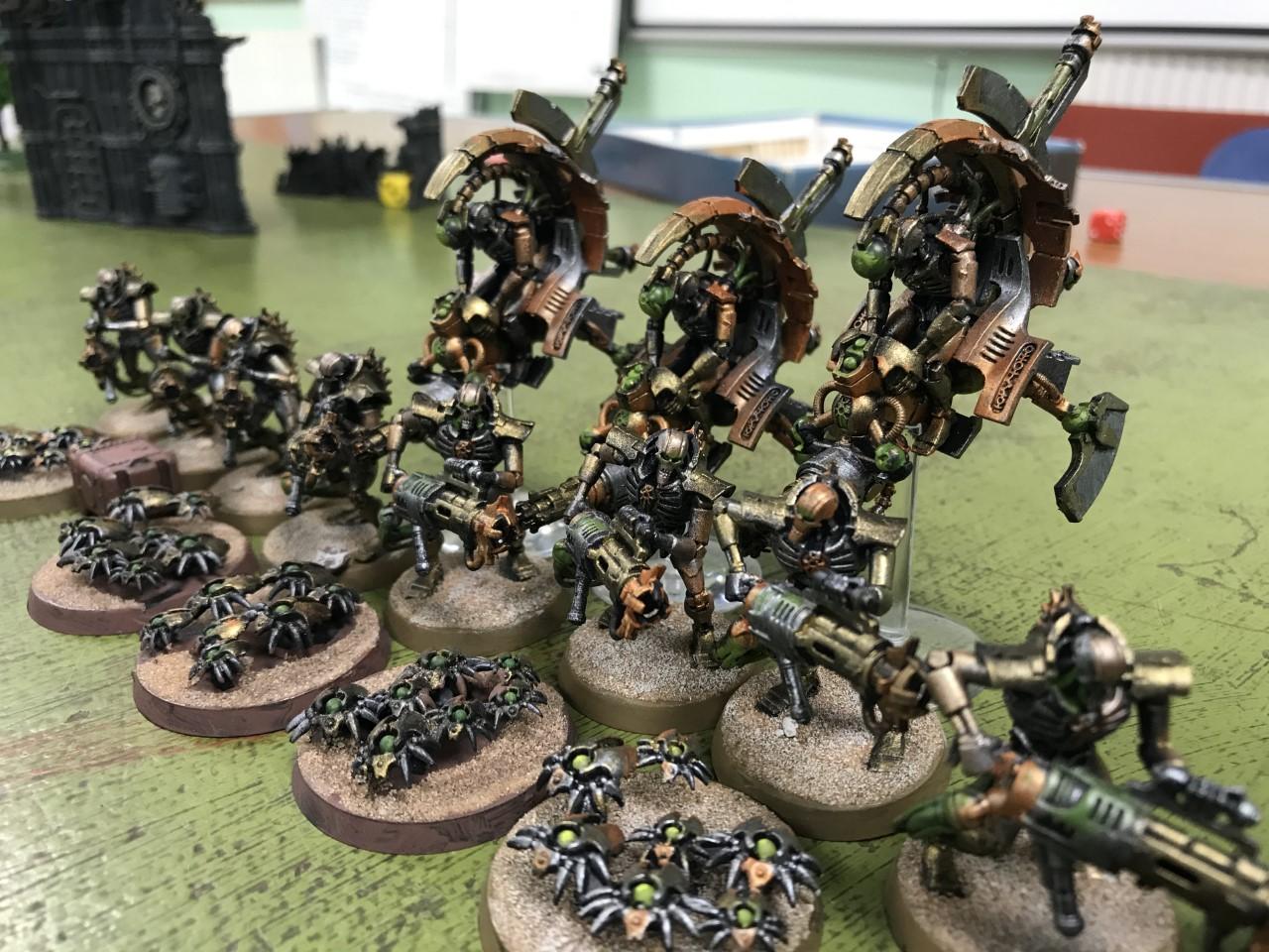 Brass, Immortals, Necrons, Scarabs