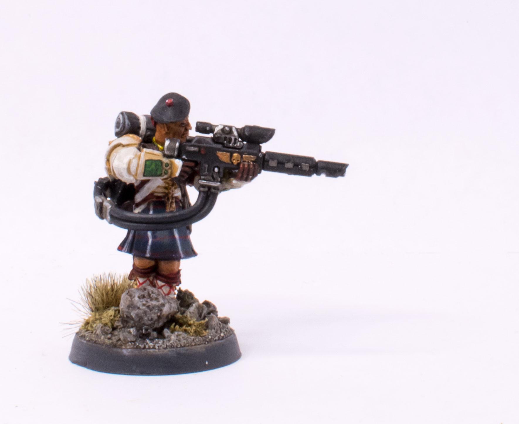 Astra Militarum, Conversion, Highland, Highlander, Imperial Guard, Kitbash, Scion, Scotland, Tempestus Scions