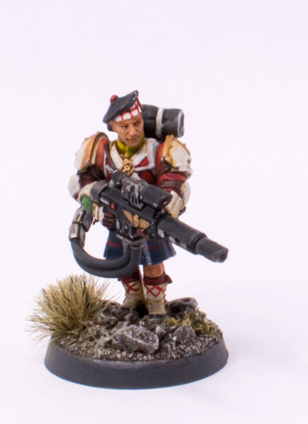 Astra Militarum, Conversion, Highland, Highlander, Imperial Guard, Kitbash, Scion, Scotland, Tempestus Scions