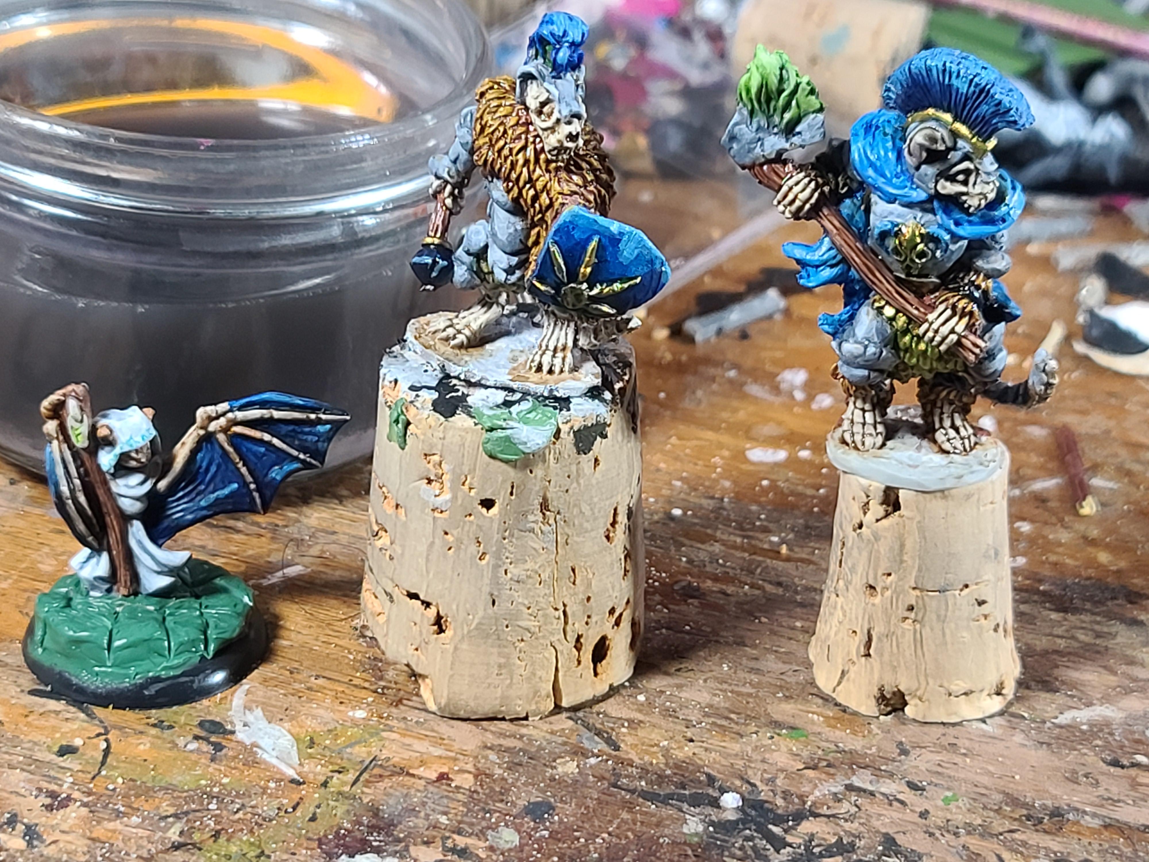 Animal Adventurers, Badgers And Burrows, Bat, Necromancer, Oathsworn Miniatures, Otter, Skeletons, Undead, Wildcat