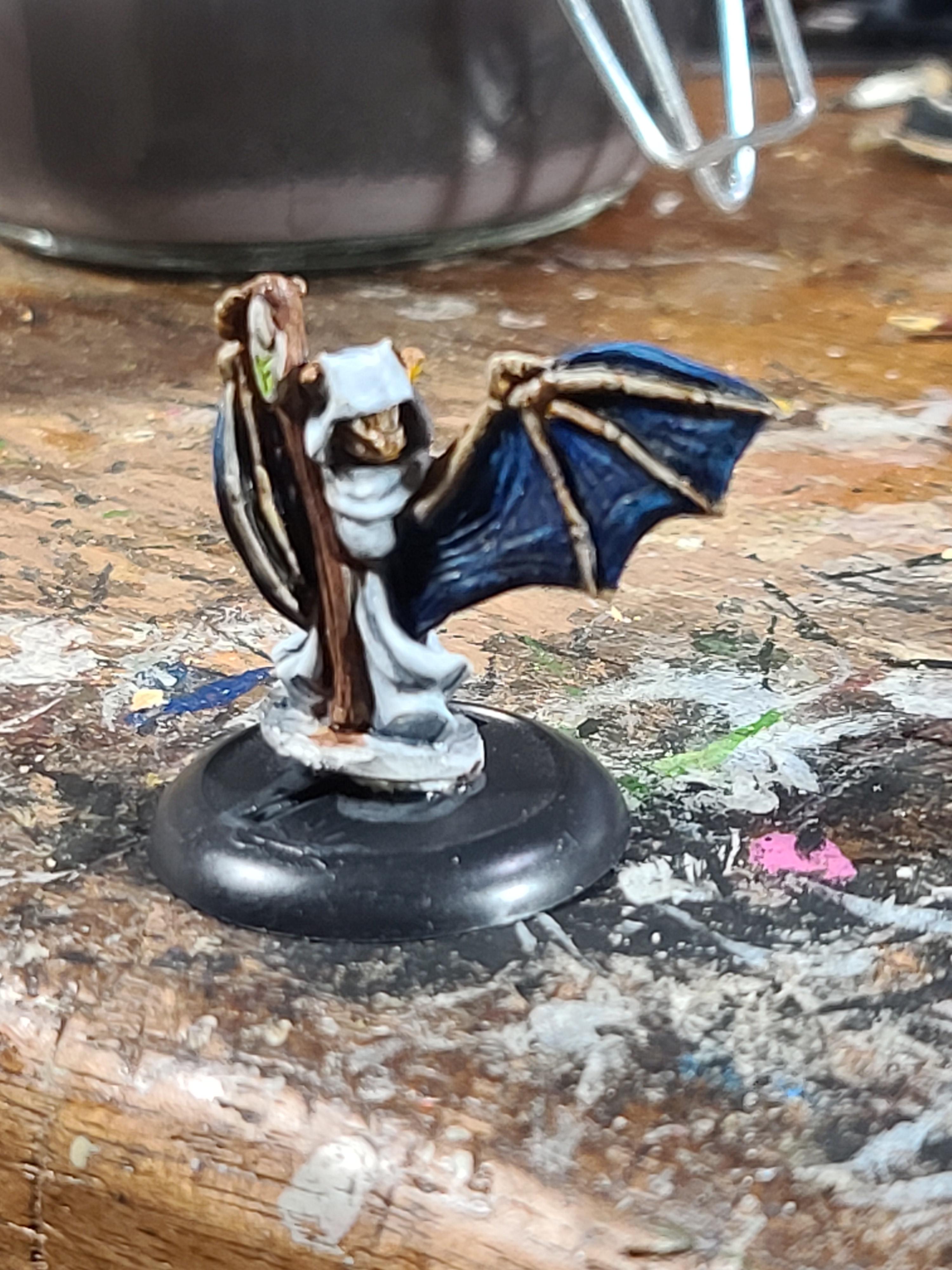 Animal Adventurers, Badgers And Burrows, Bat, Necromancer, Oathsworn Miniatures, Undead