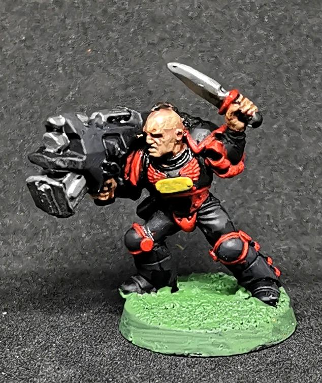 Blood Angels Scout with Heavy Bolter