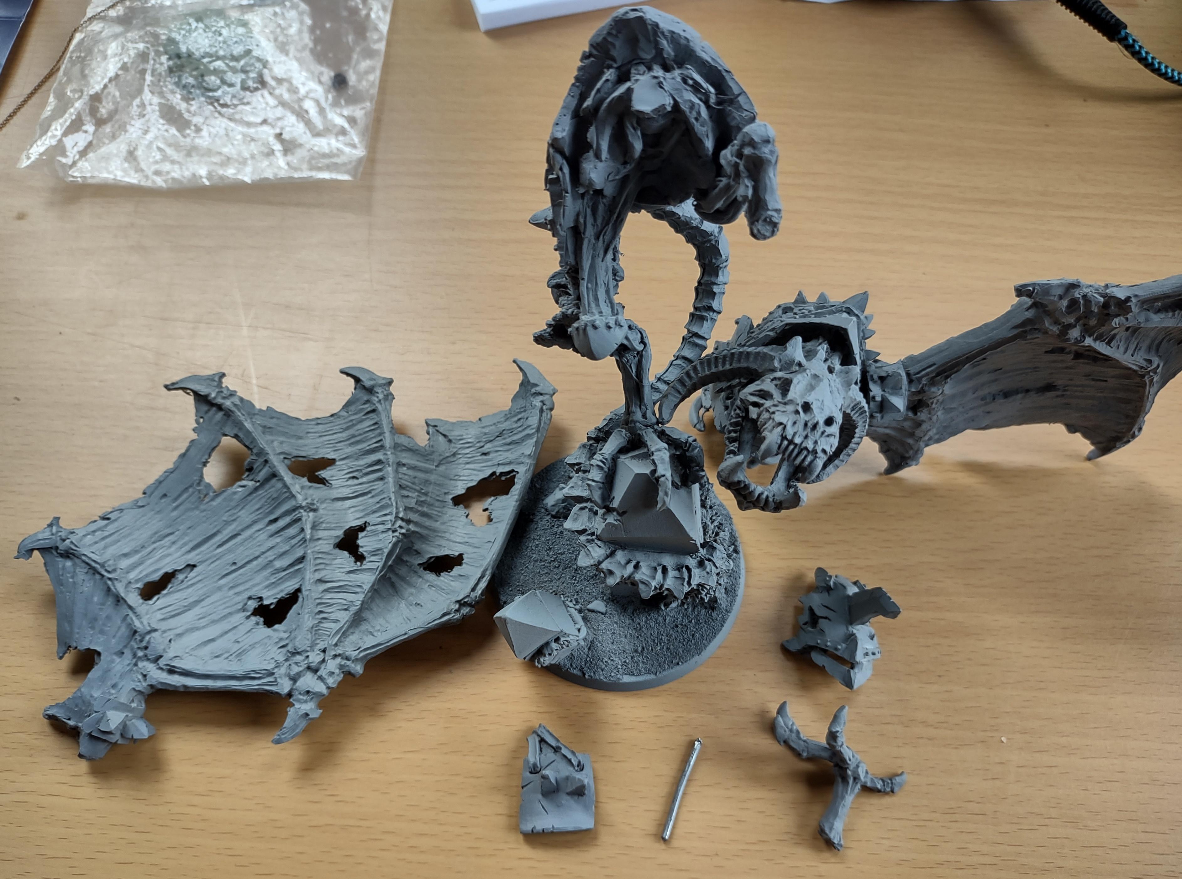 Undead Dragon, Undead Dragon WIP