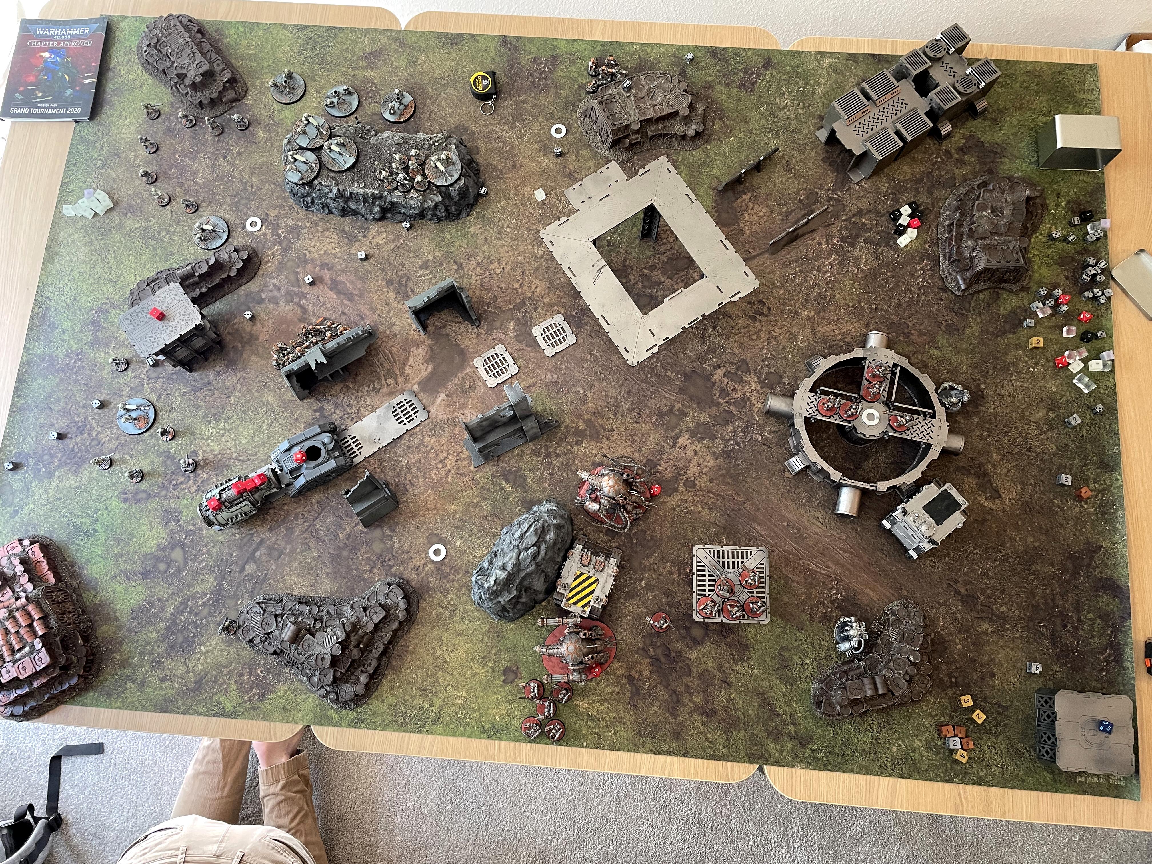 Warhammer 40,000, Overhead Turn 1