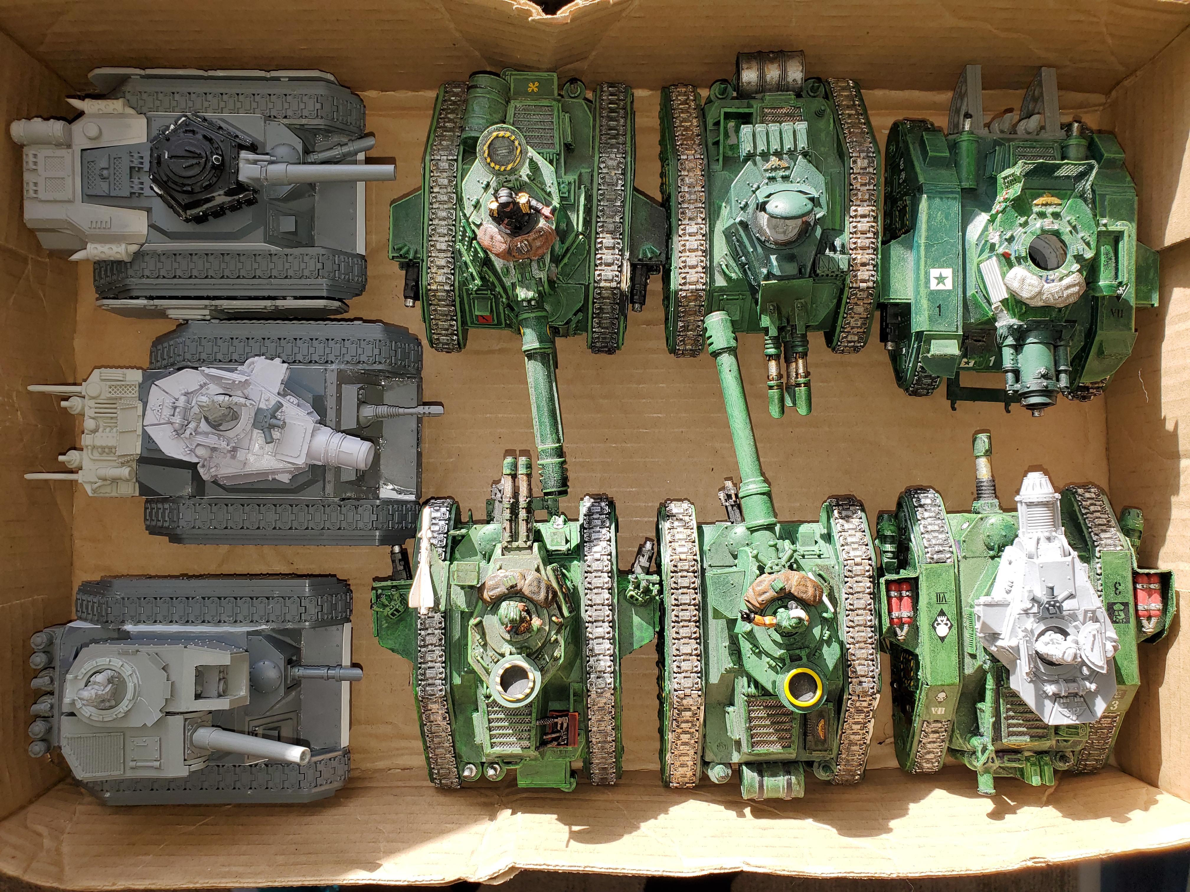 Armored, Armoured, Citadel, Company, Conversion, Forge World, Guard, Imperial, Kitbash, Leman, Metal, Plastic, Resin, Russ, Tank, Warhammer 40,000, Warhammer Fantasy