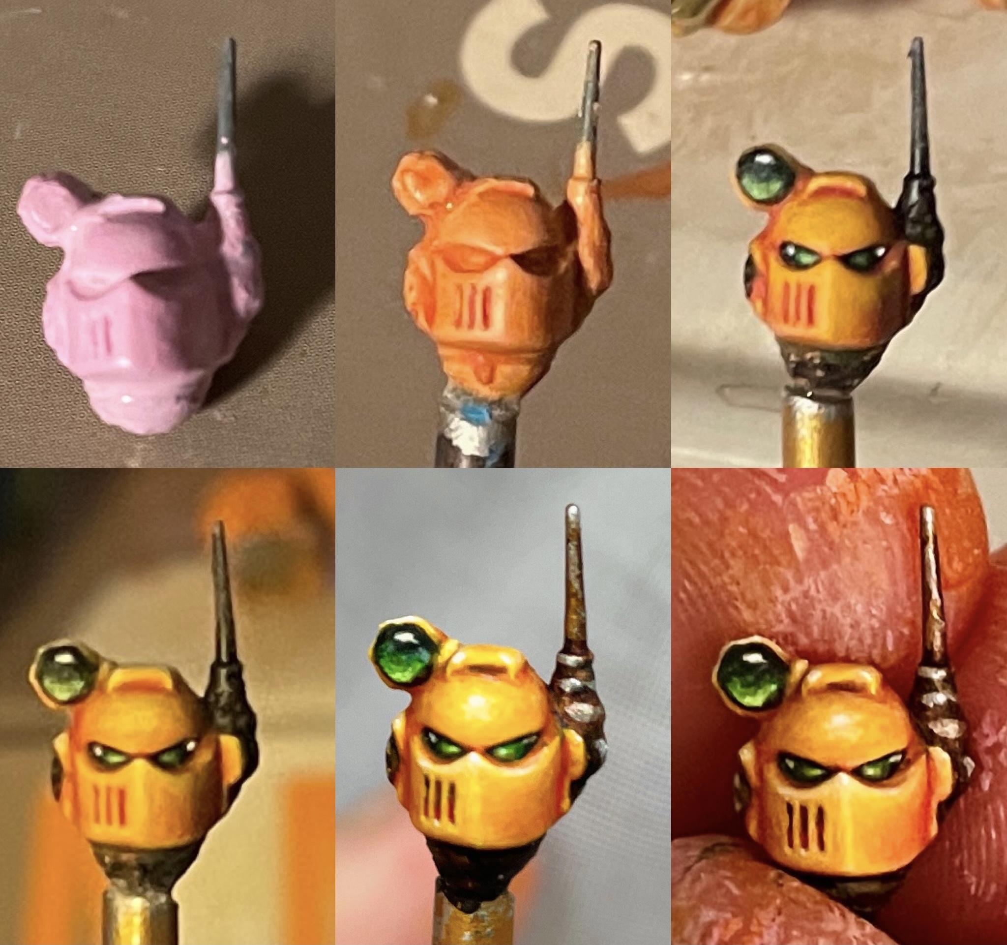 Steps, Tutorial, Yellow, Yellow Power Armour