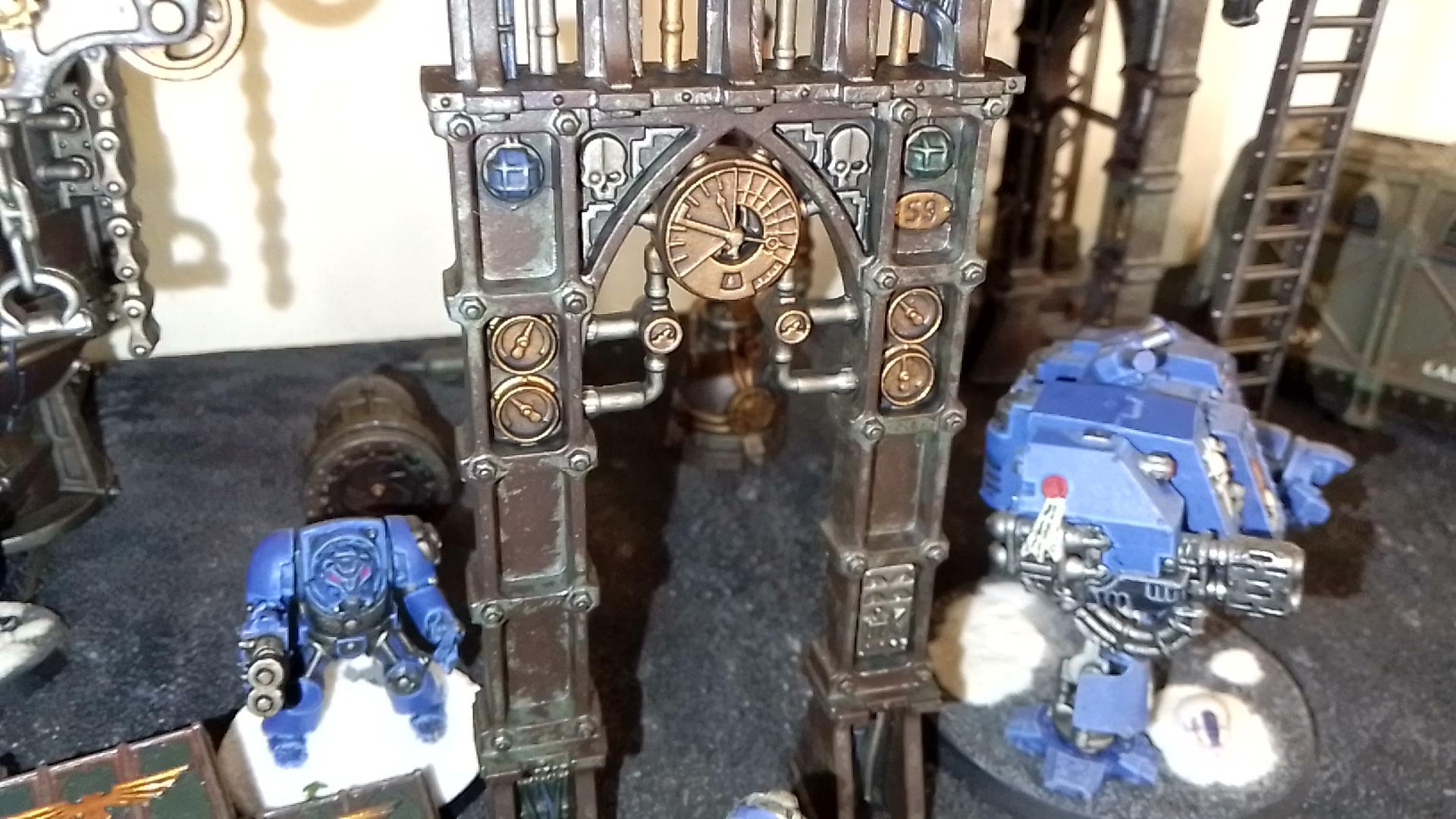 Sector Mechanicus Galvanic Magnavent Set Display.(3)