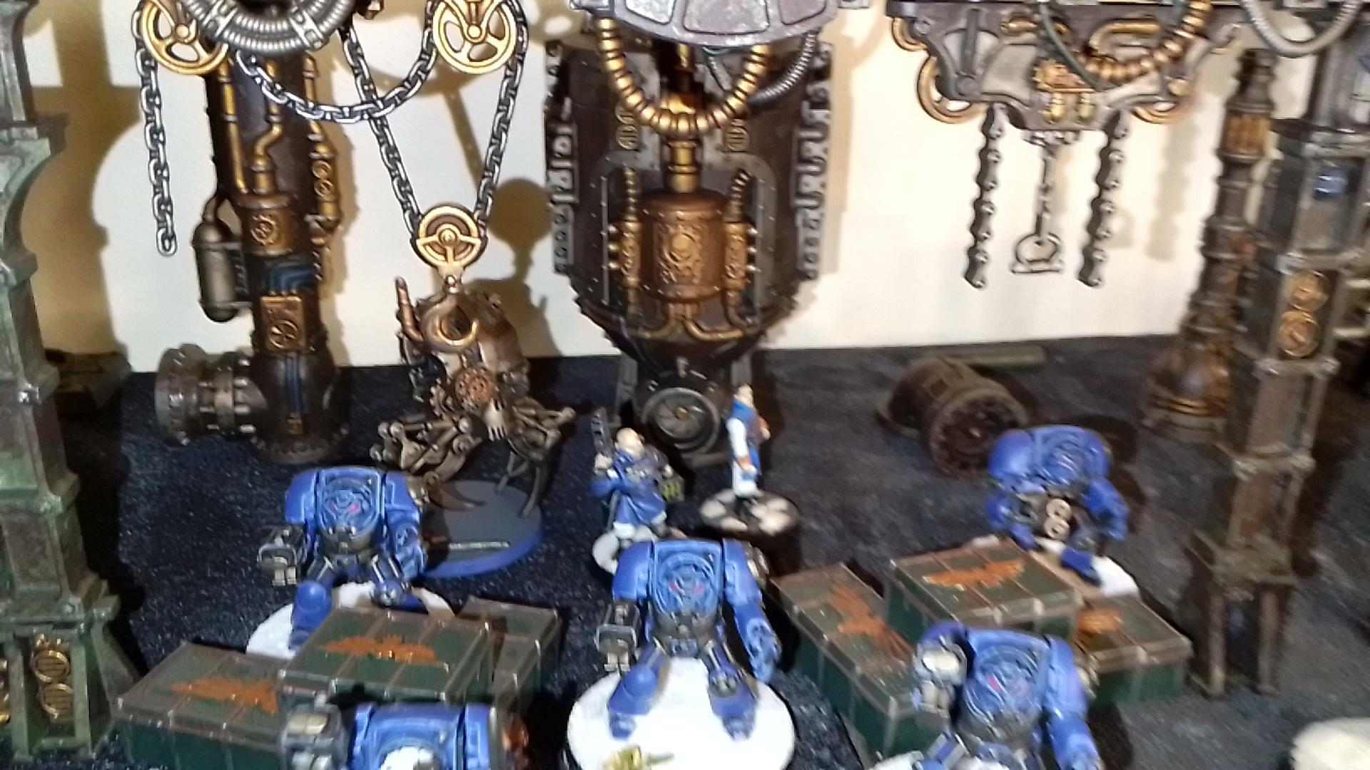 Sector Mechanicus Galvanic Magnavent Set Display.(5)