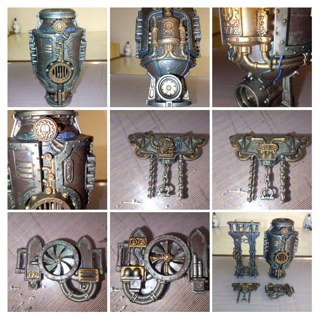 Sector Mechanicus Galvanic Magnavent,Boiler,Bulkheads,Support Arch,Lift Chains.(0)