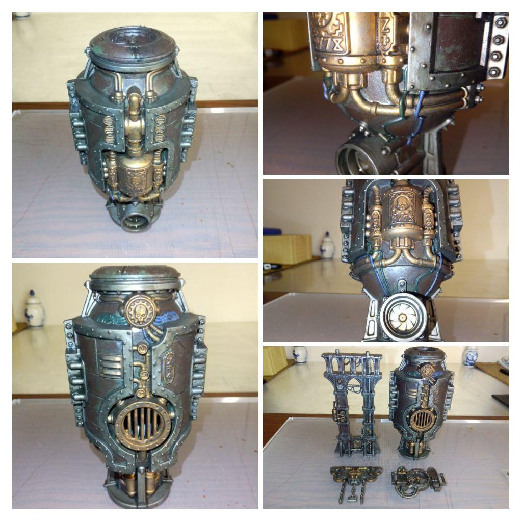 Sector Mechanicus Galvanic Magnavent,Boiler,Bulkheads,Support Arch,Lift Chains.(1)