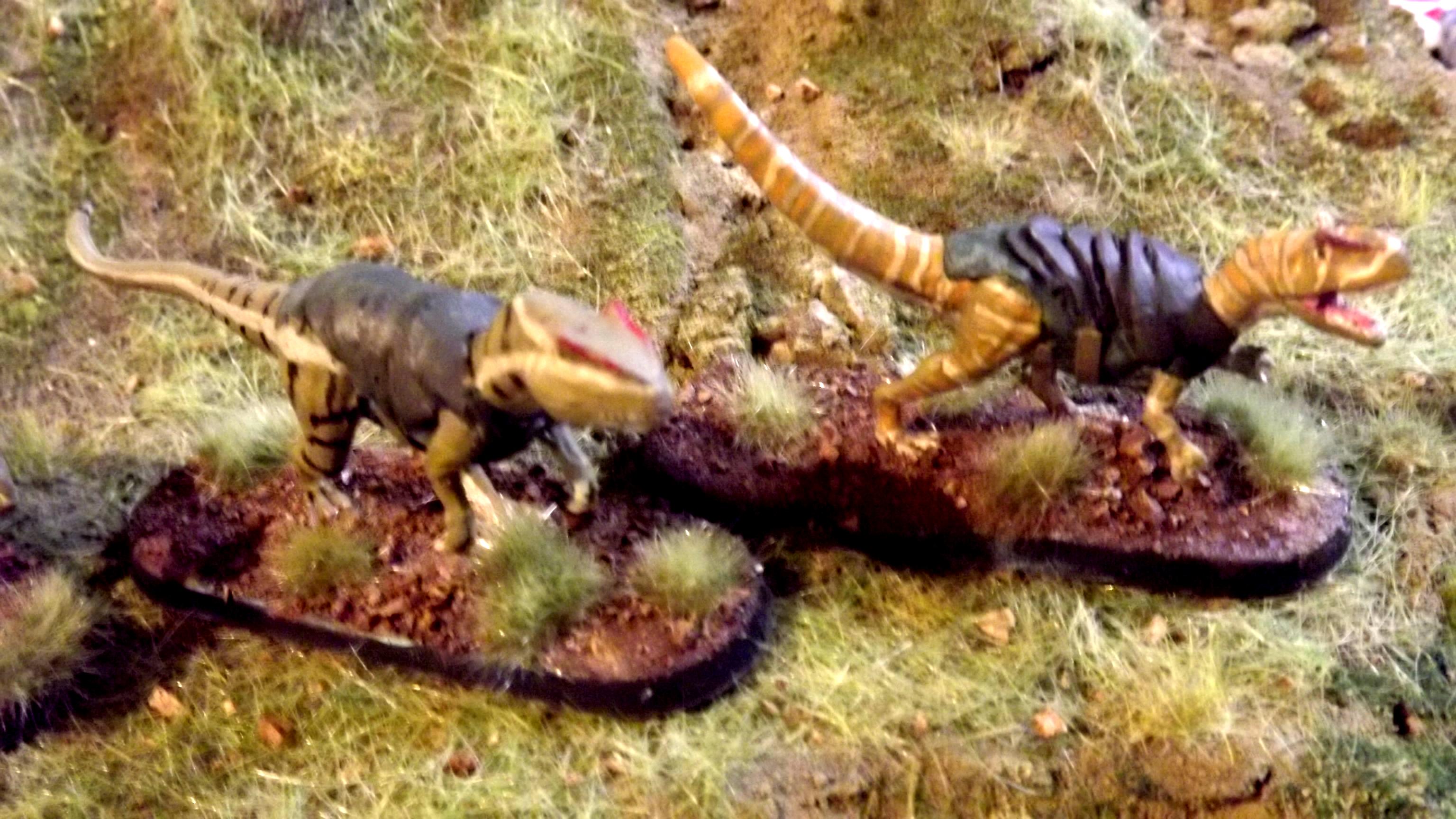 Allosaurus, Armoured Dinosaurs, Khursan Miniatures, Miniature Allosaurus
