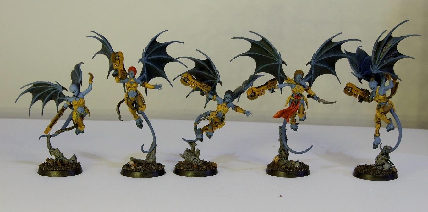 Conversion, Female, Kitbash, Tau, Vespid, Warhammer 40,000, Warhammer Fantasy