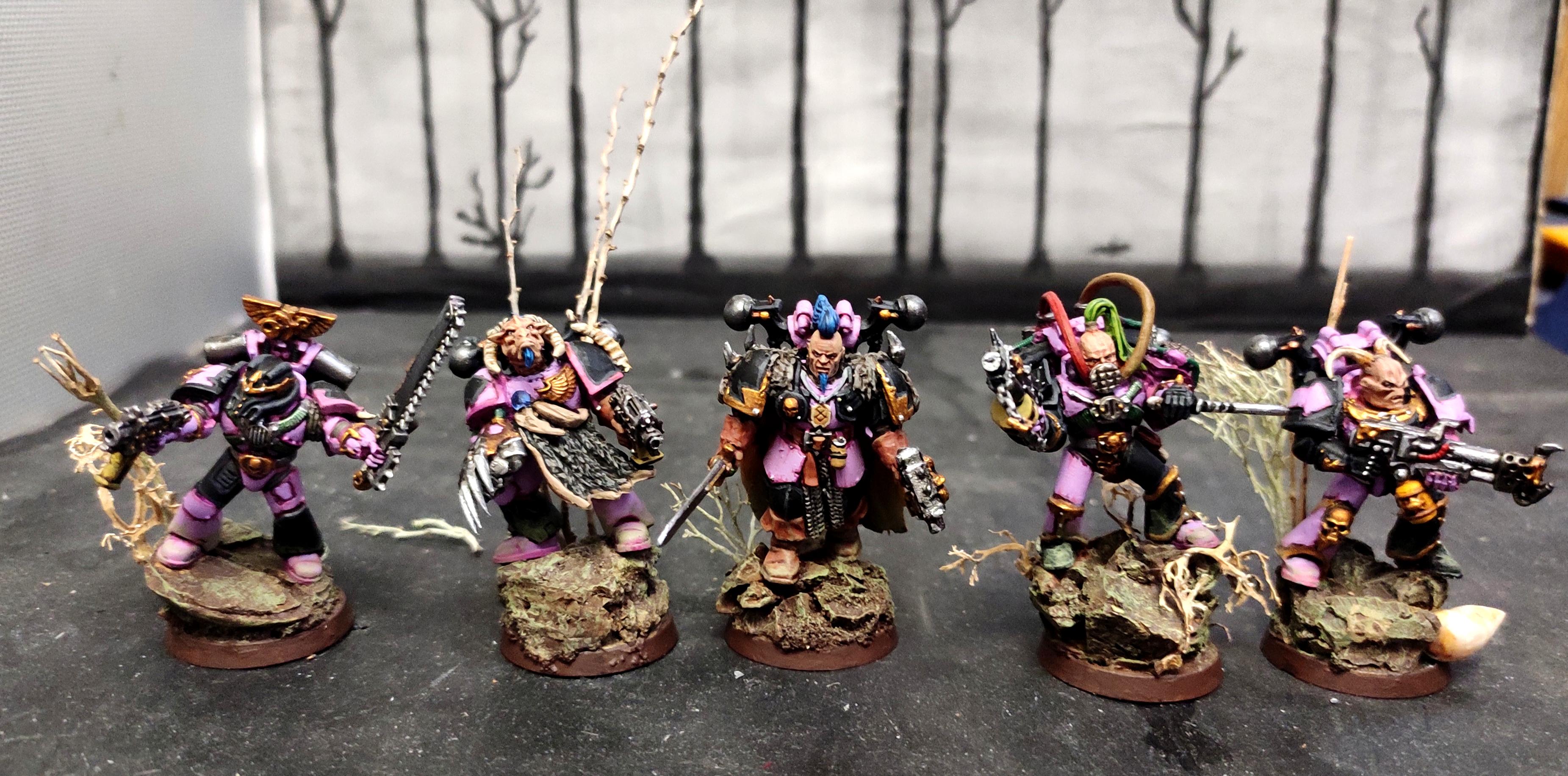 Aspiring Champion, Bolter, Chain Sword, Chaos, Chaos Space Marines, Conversion, Emperor's Children, Flamer, Heresy, Heretic Astartes, Infantry, Kitbash, Lightning Claw, Mutant, Noise Marines, Perfection Or Death, Power Sword, Regiment, Slaanesh, Traitor Legions, Warhammer 40,000