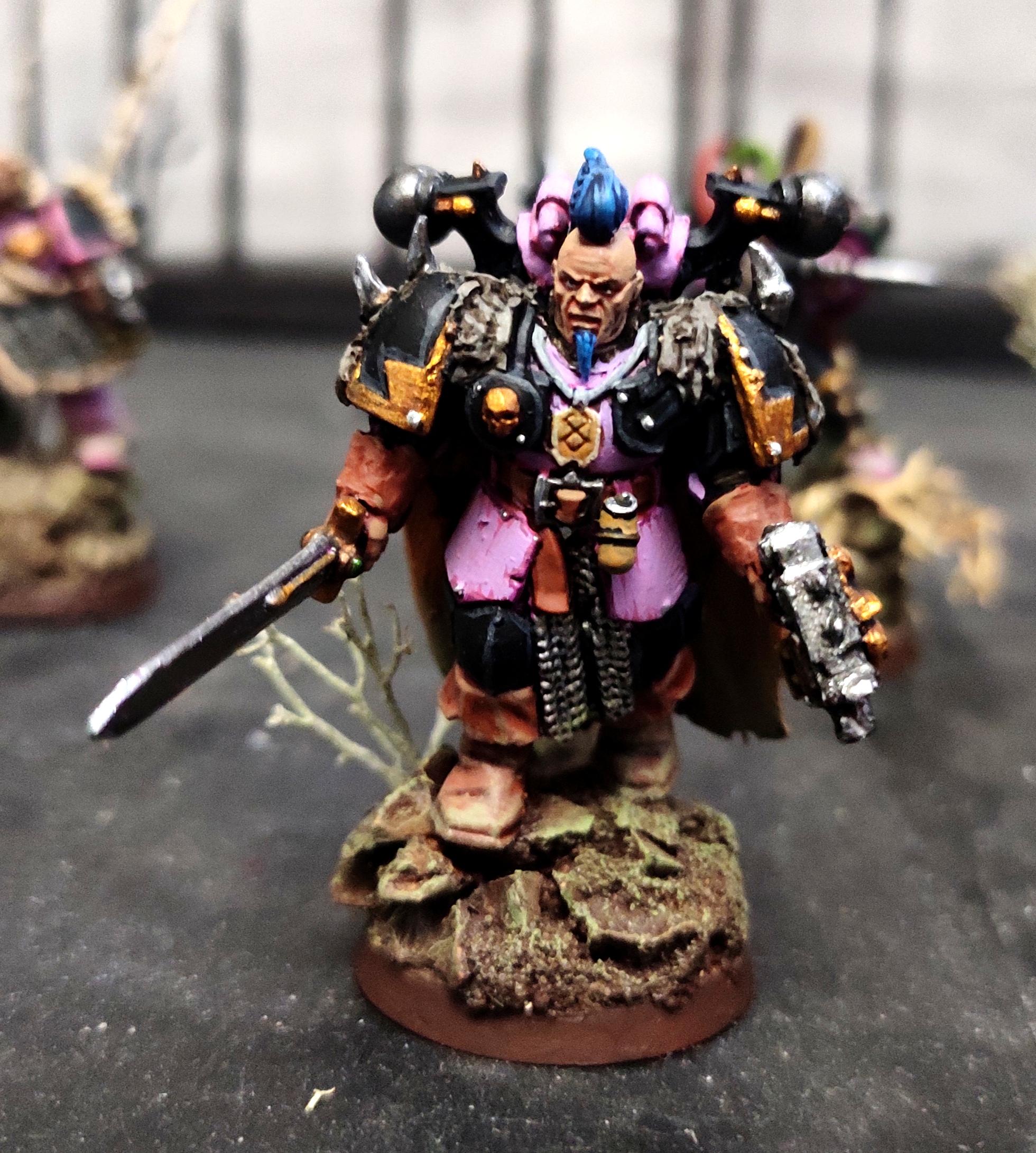 Aspiring Champion, Bolt Pistol, Chaos, Chaos Space Marines, Cloak, Conversion, Emperor's Children, Heresy, Heretic Astartes, Infantry, Kitbash, Perfection Or Death, Power Sword, Regiment, Slaanesh, Traitor Legions, Warhammer 40,000