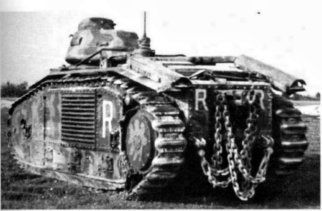 Char B1 Bis rear 2