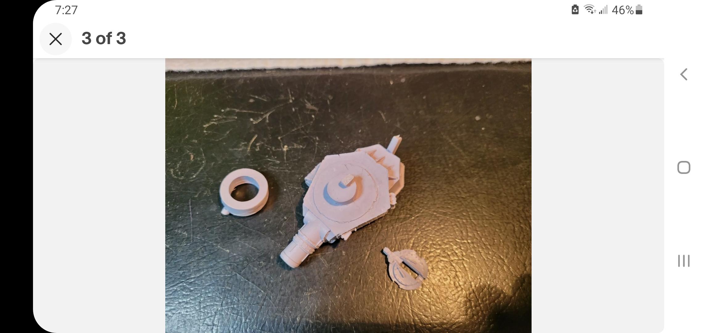 Forgeworld Cast Resin Leman Russ Turrets