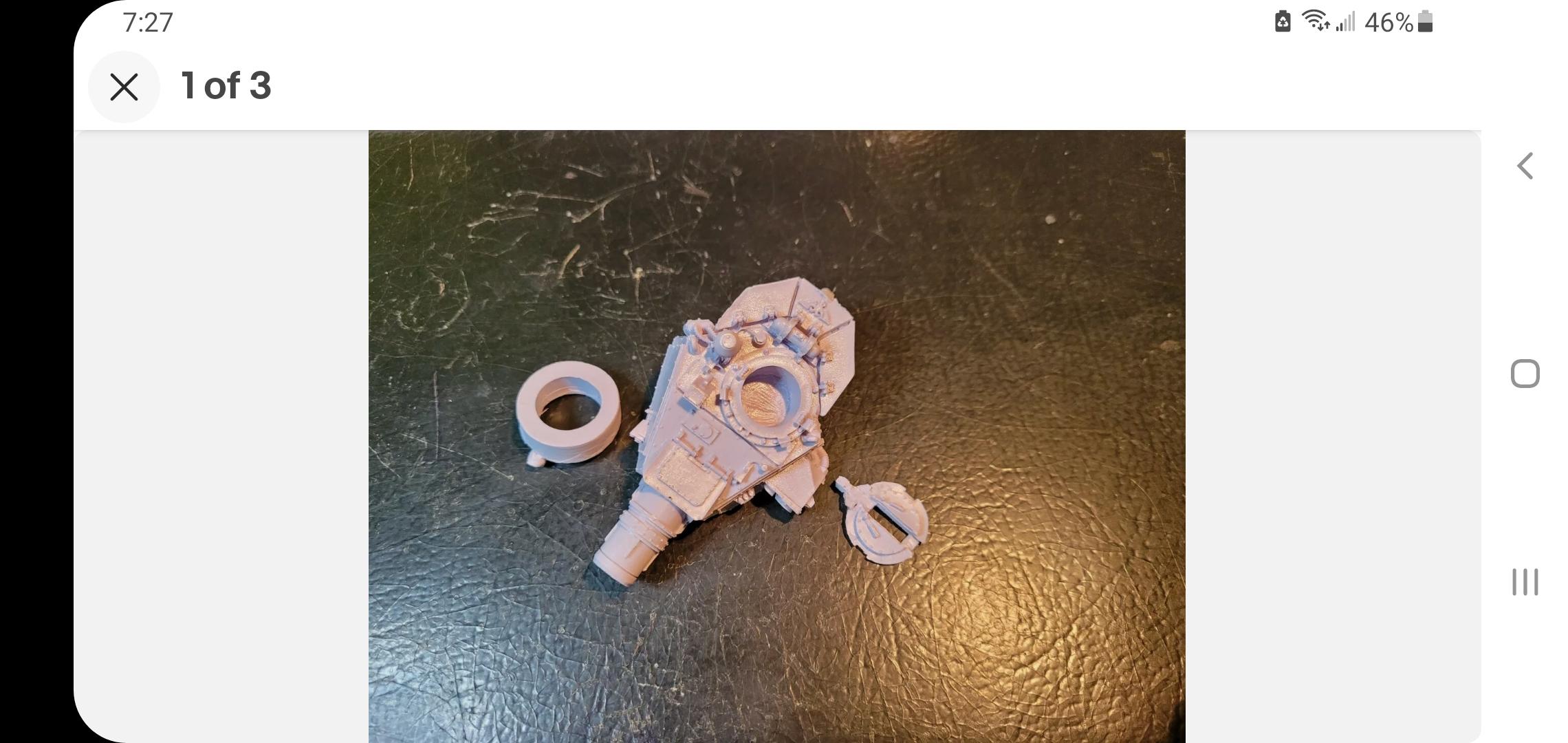 Forgeworld Cast Resin Leman Russ Turrets