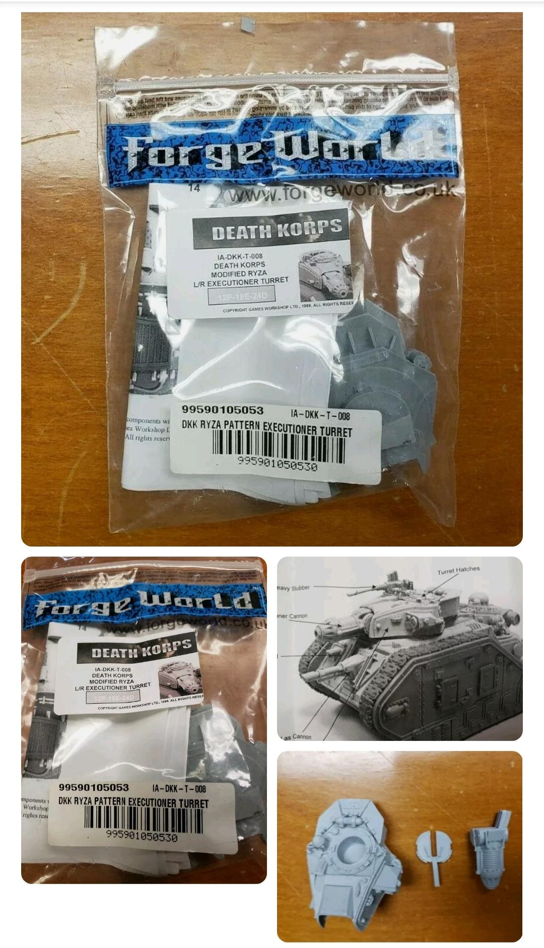 Death Korps of Krieg variant Leman Russ Executioner turret 