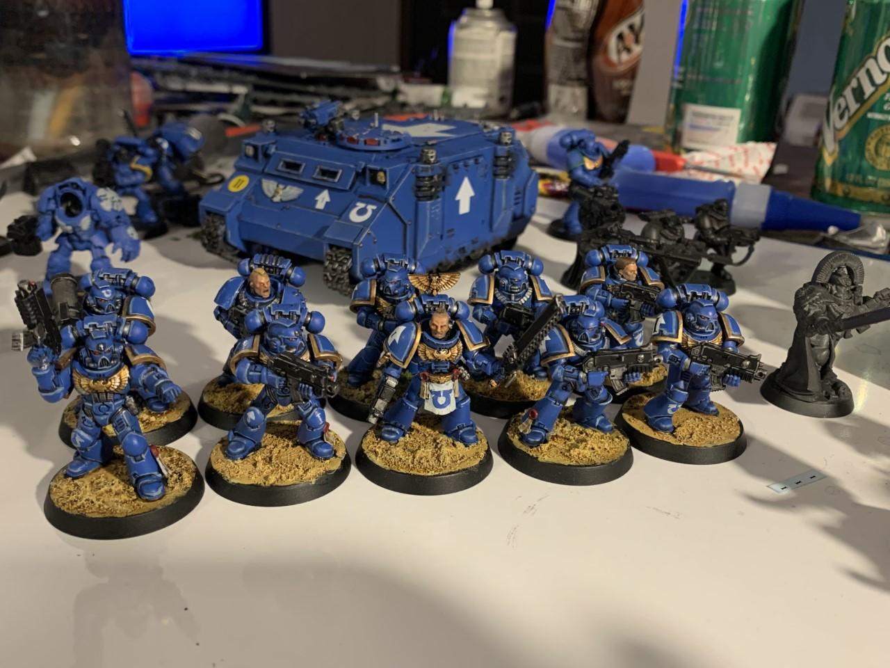 Blue, Space Marines, Tactical Squad, Ultramarines, Warhammer 40,000