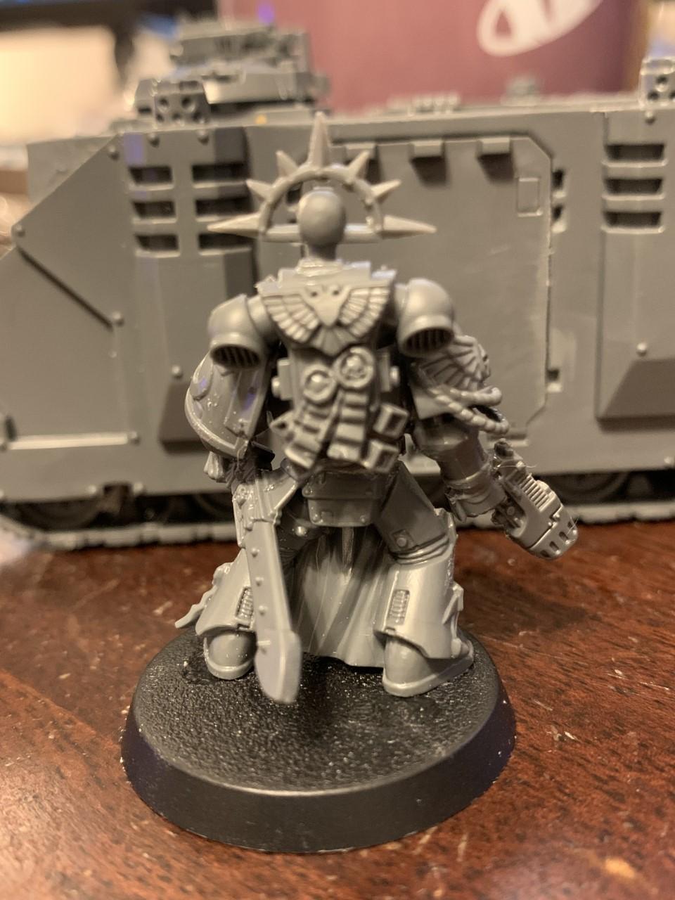 Captain, Conversion, Kitbash, Space Marines, Ultramarines, Warhammer 40,000