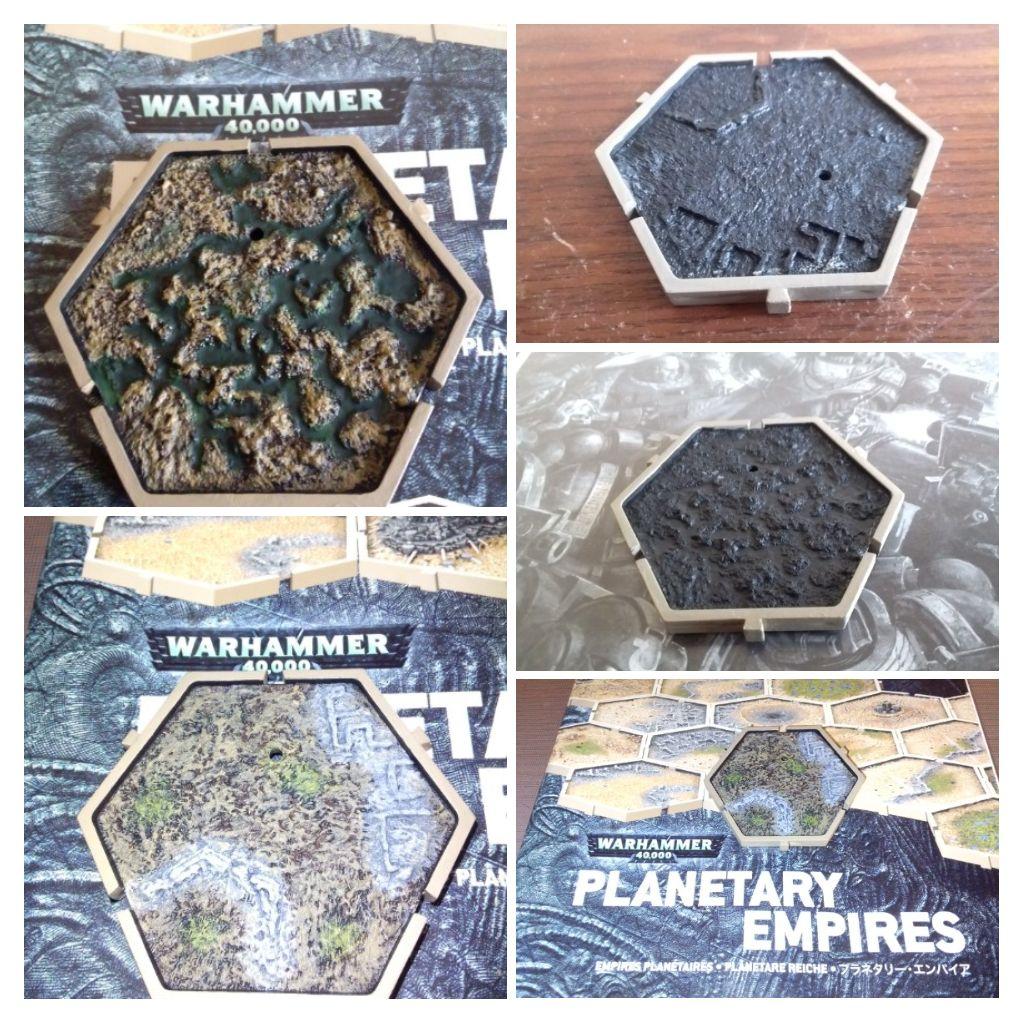 Planetary Empires Swamps &amp; Defence Lines Terrain Tile