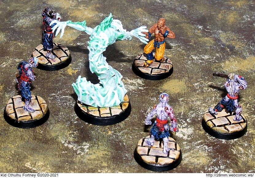 Aeg, Ghost, Oubliette, Poltergeist, Undead, Wyrd, Zombie