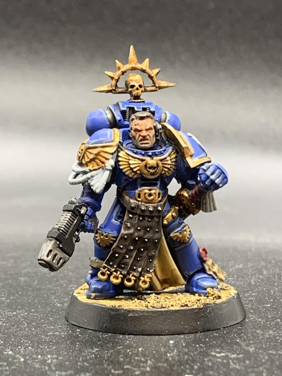 2nd Company, Captain, Conversion, Kitbash, Space Marines, Ultramarines, Warhammer 40,000