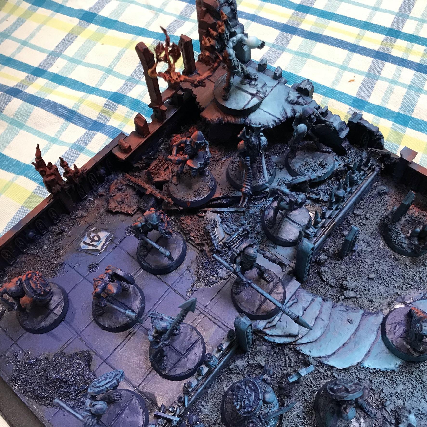 Chaosdiscordcomp, Diorama, Object Source Lighting, Skeletons, Spooky, Wfb, Work In Progress