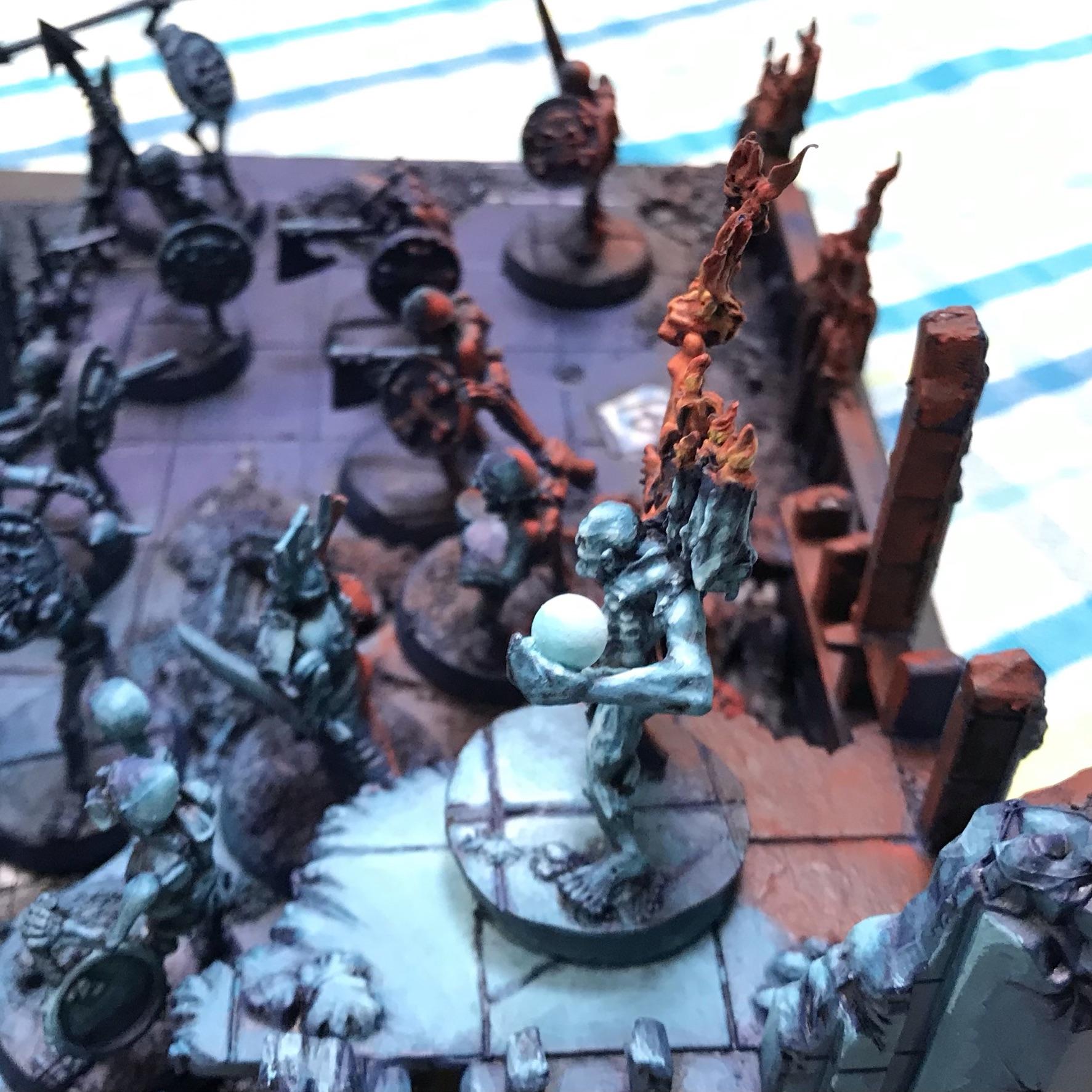 Chaosdiscordcomp, Diorama, Object Source Lighting, Skeletons, Spooky, Wfb, Work In Progress